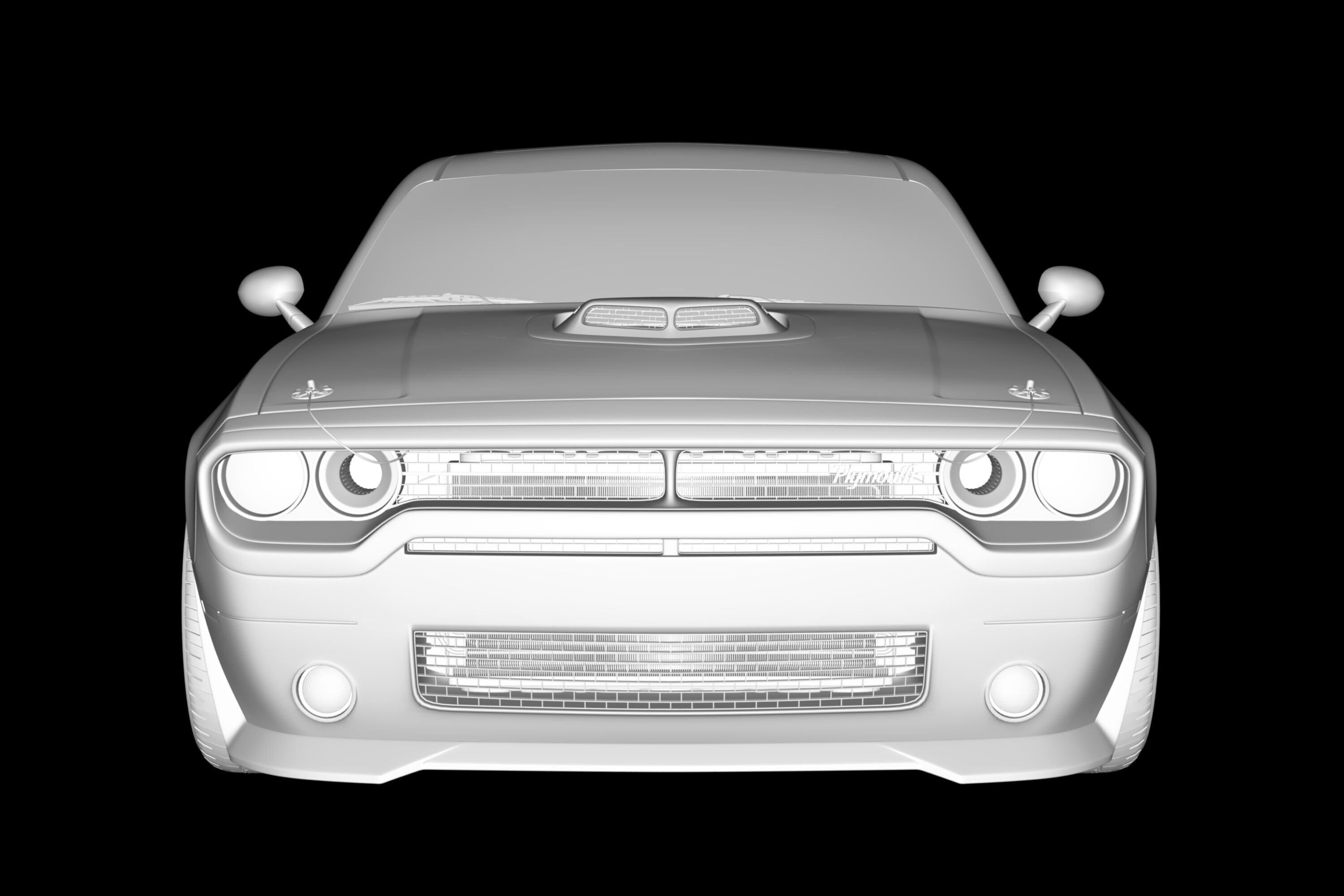 Plymouth Cuda  3D model_8