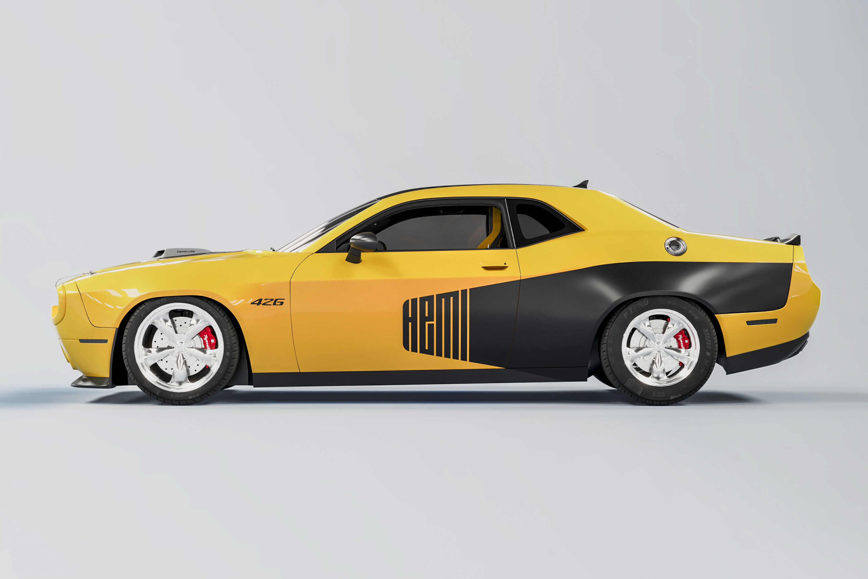Plymouth Cuda  3D model_4