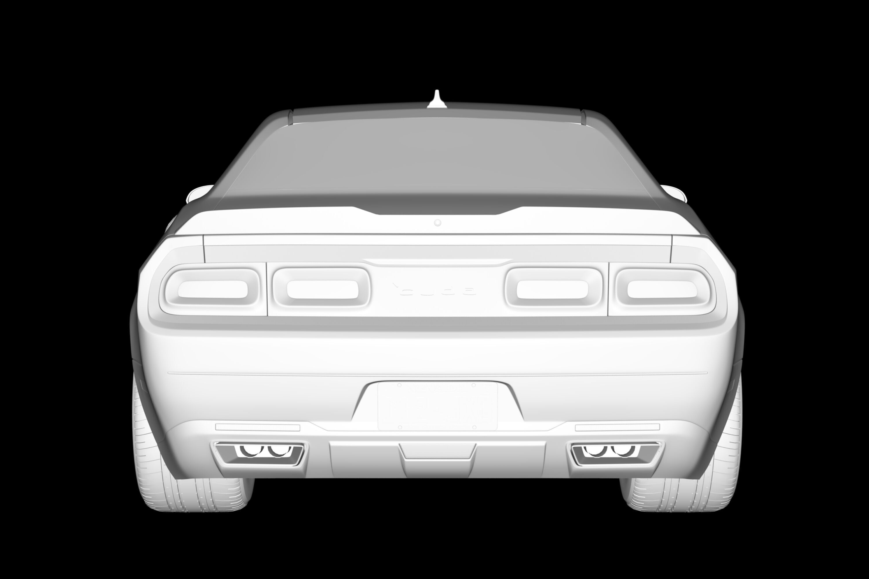 Plymouth Cuda  3D model_9