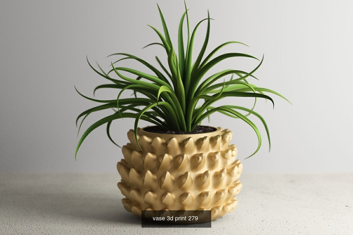 20 vase pot 3d print pack collection _3