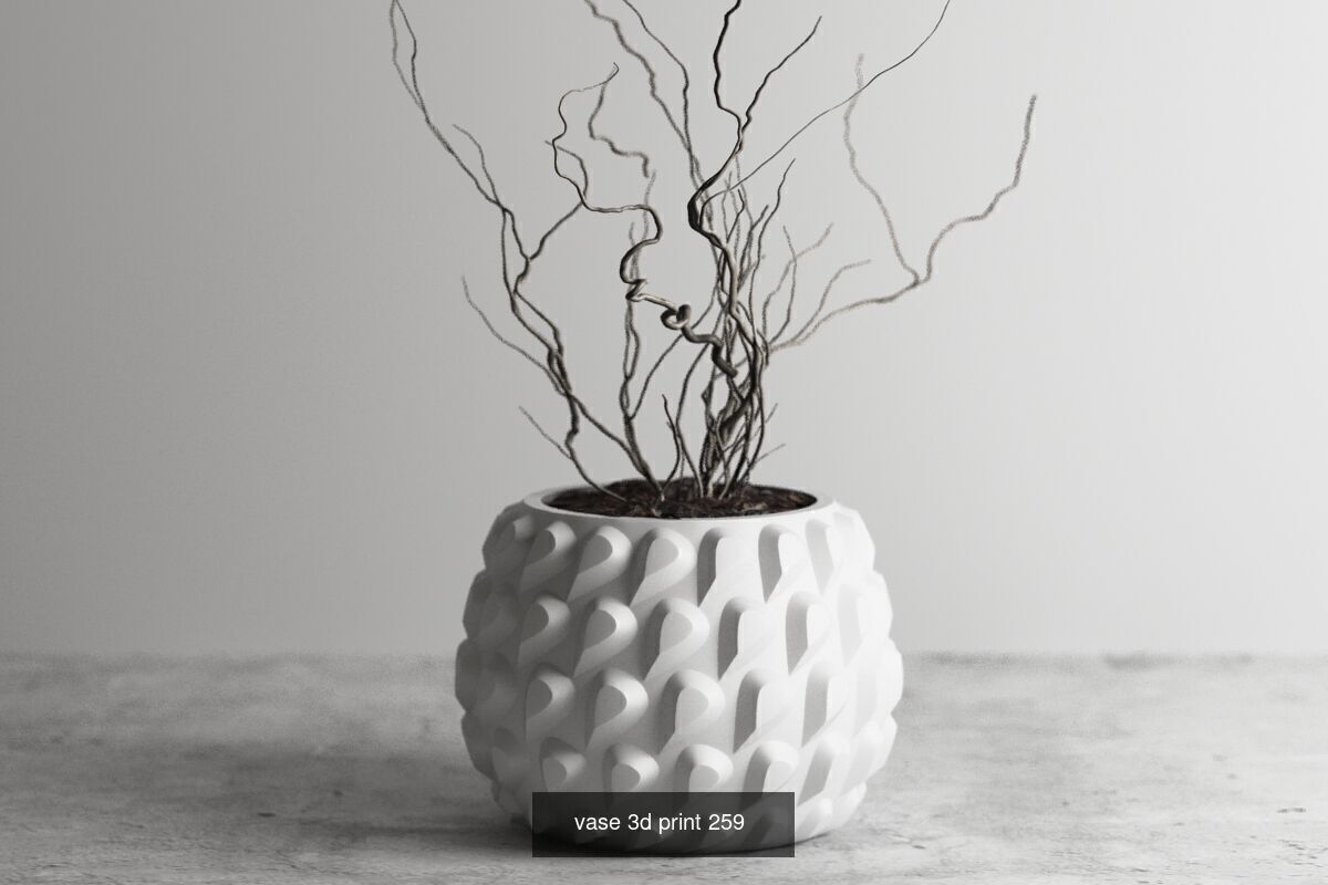 20 vase pot 3d print pack collection _22