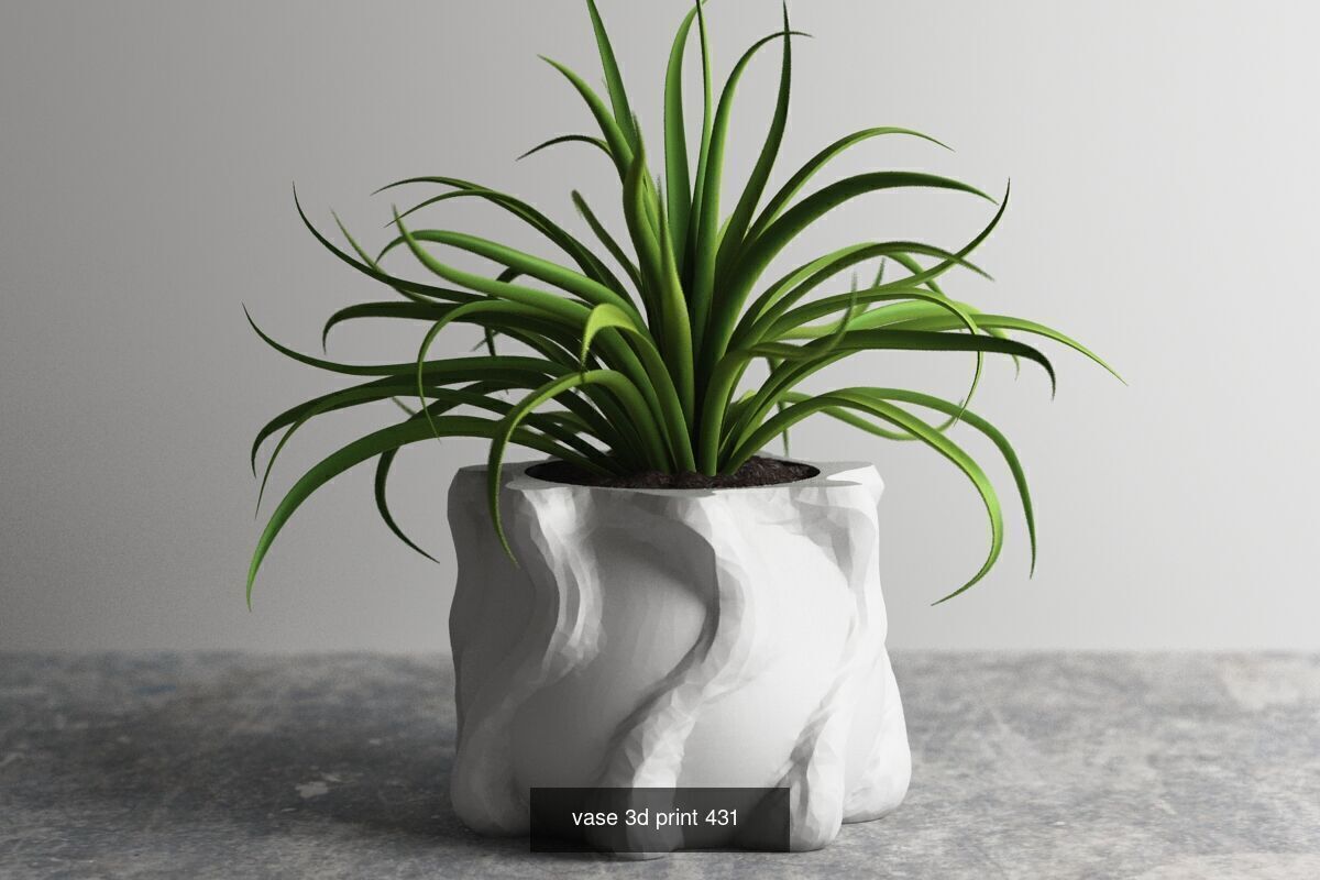 20 vase pot 3d print pack collection _5