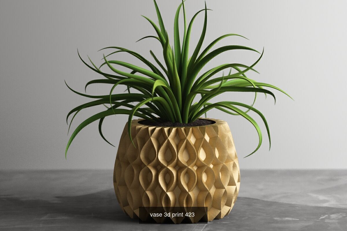20 vase pot 3d print pack collection _13