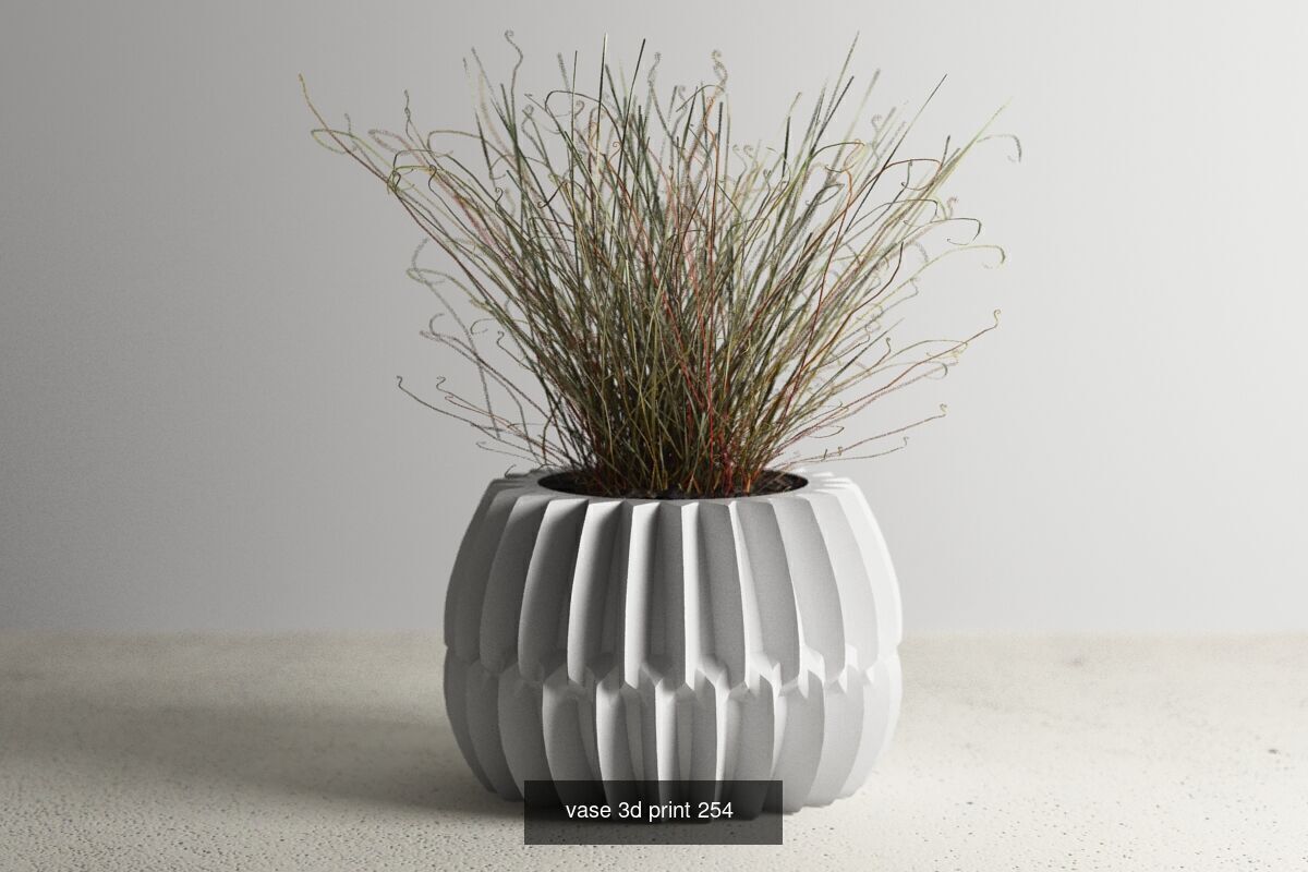 20 vase pot 3d print pack collection _20