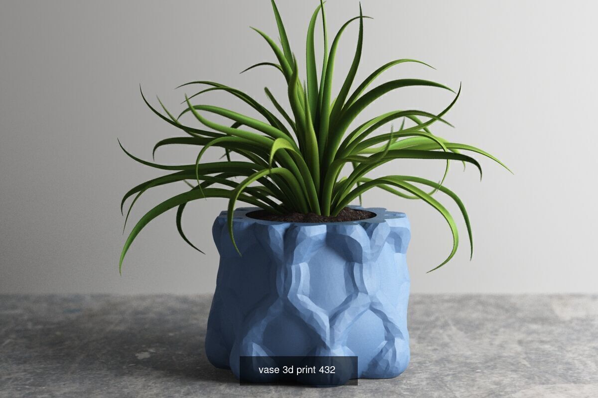 20 vase pot 3d print pack collection _4