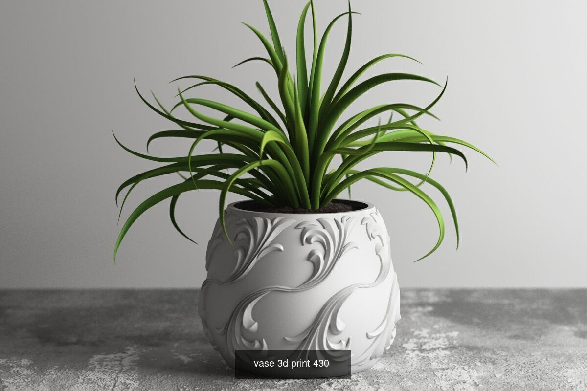 20 vase pot 3d print pack collection _6