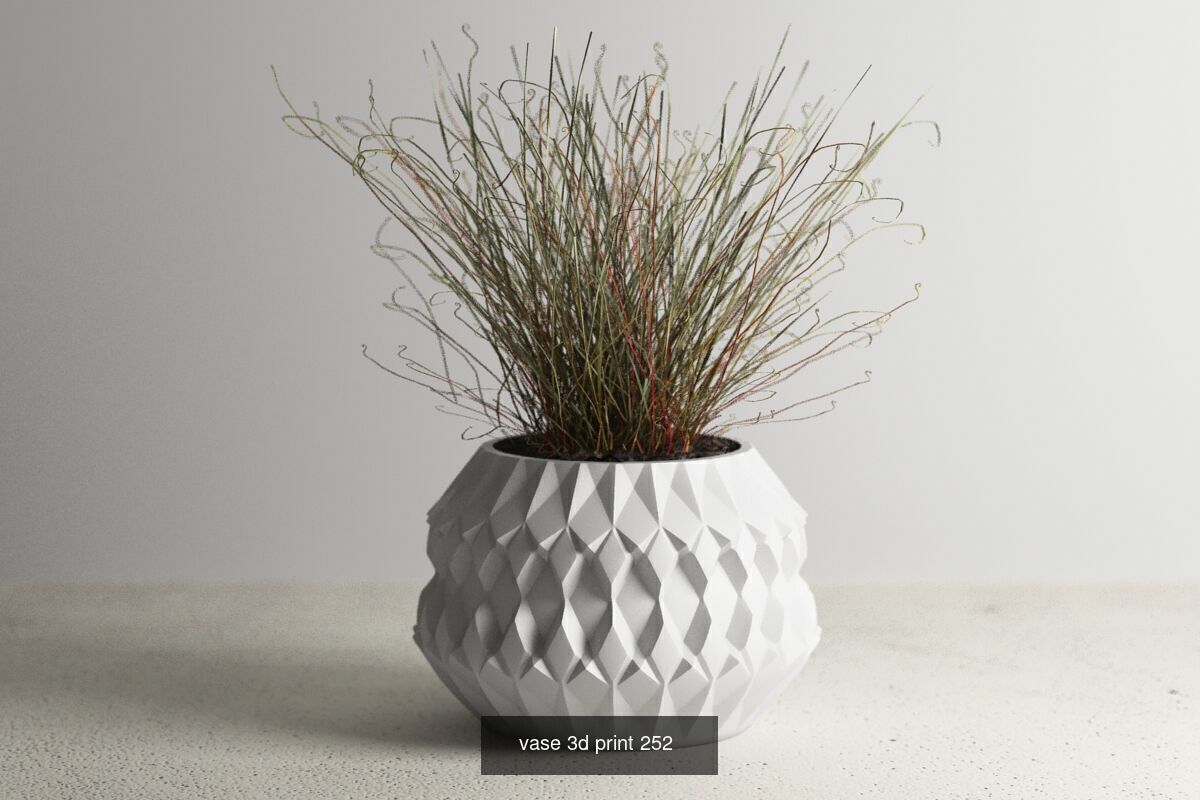 20 vase pot 3d print pack collection _22