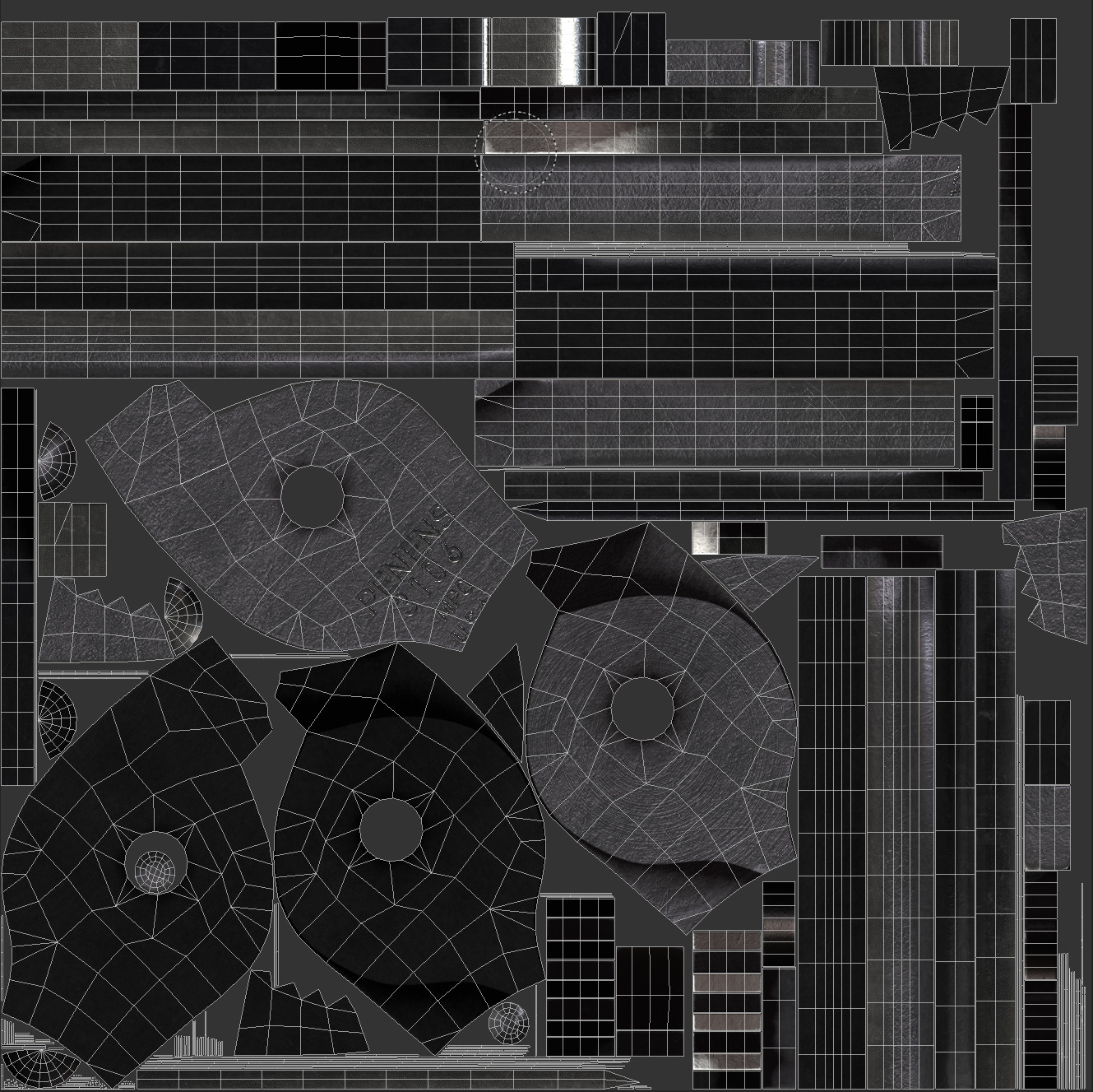 Combination Pliers Low-poly 3D model_28