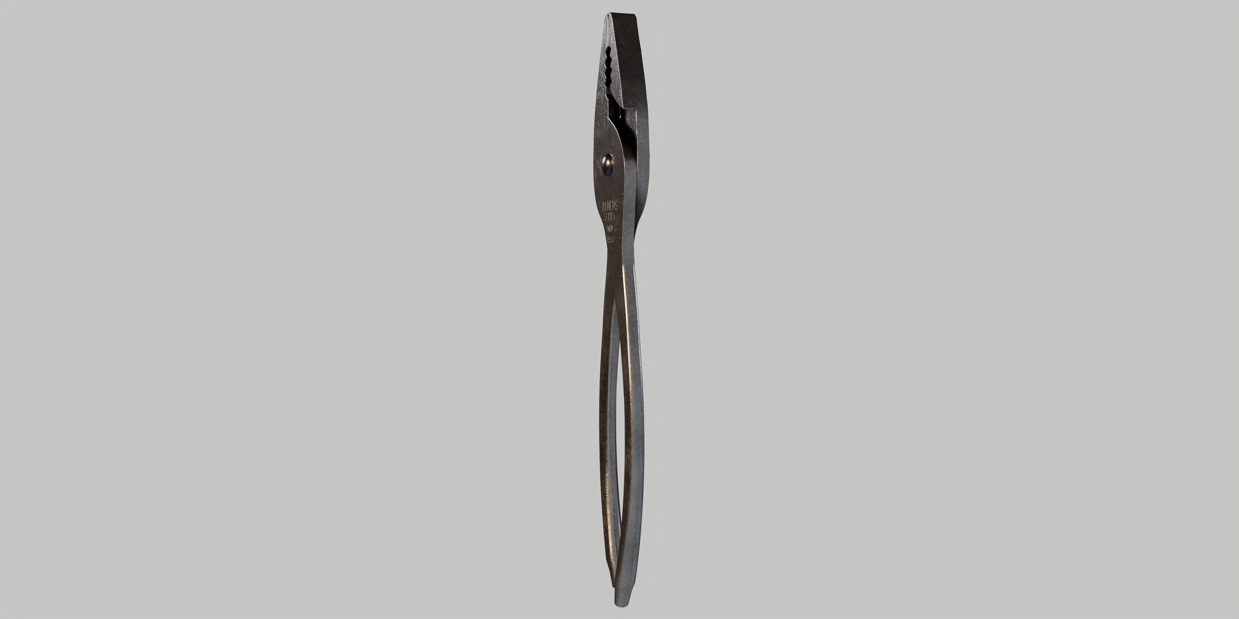 Combination Pliers Low-poly 3D model_10