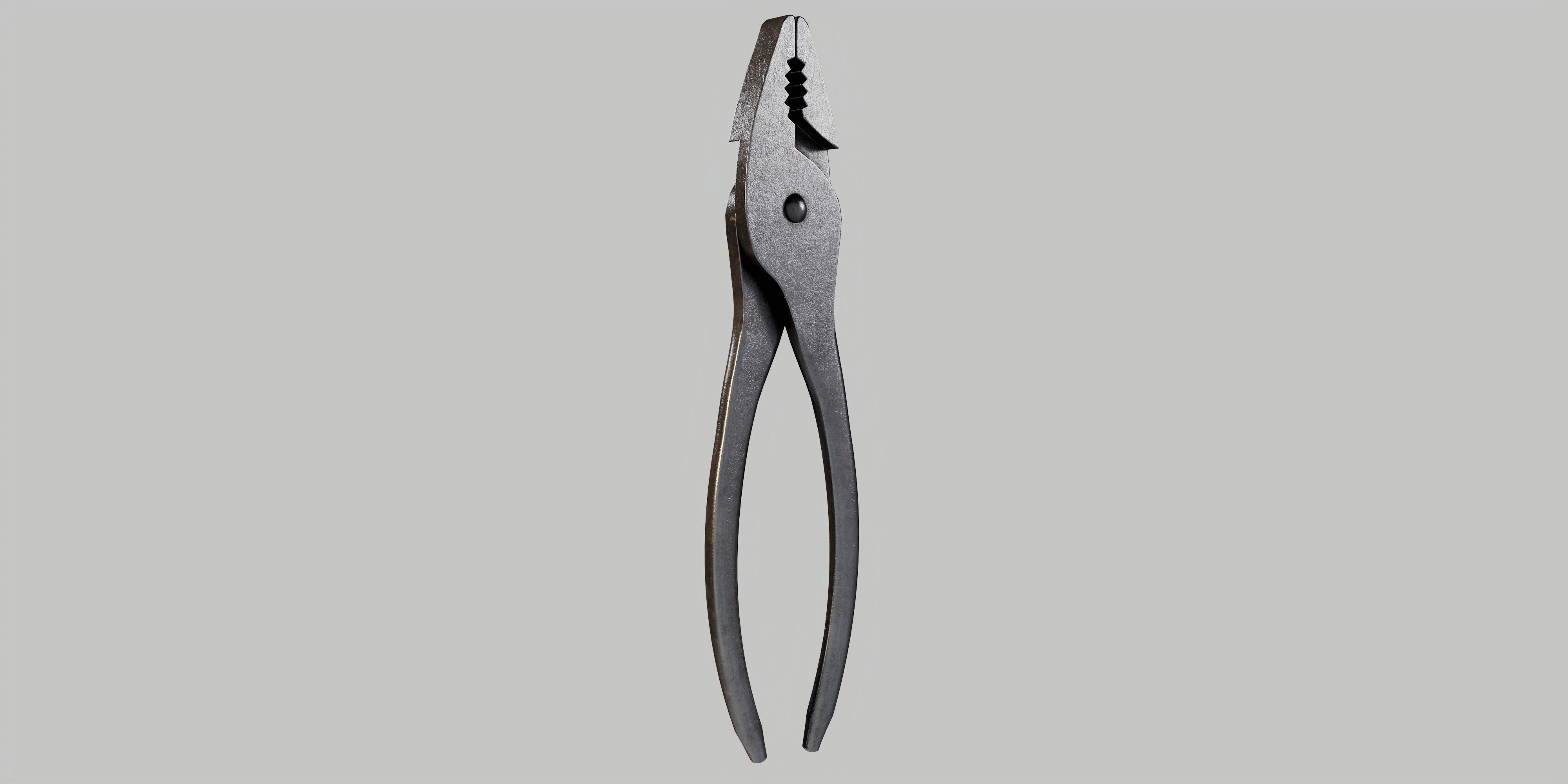 Combination Pliers Low-poly 3D model_8