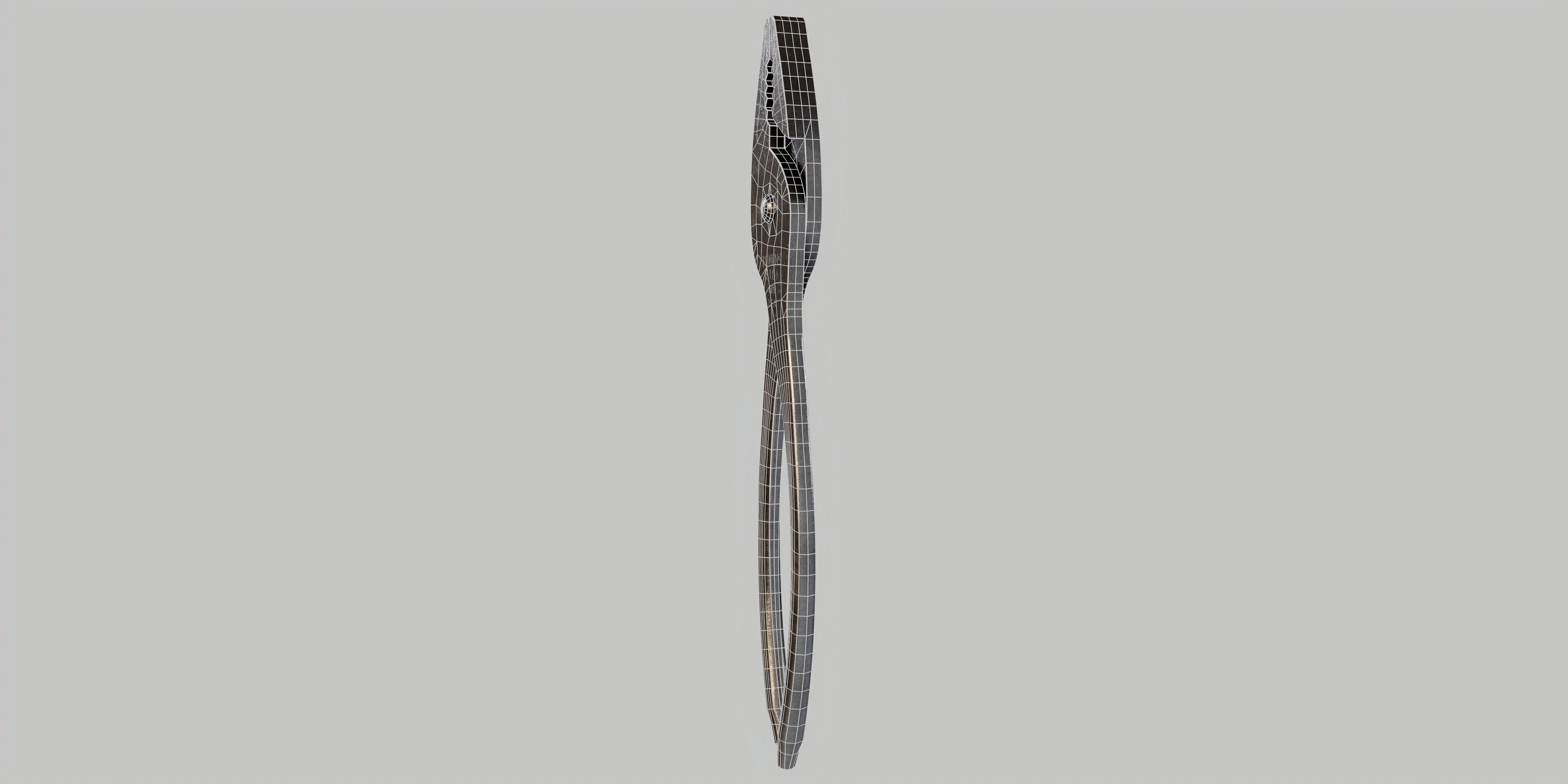 Combination Pliers Low-poly 3D model_22