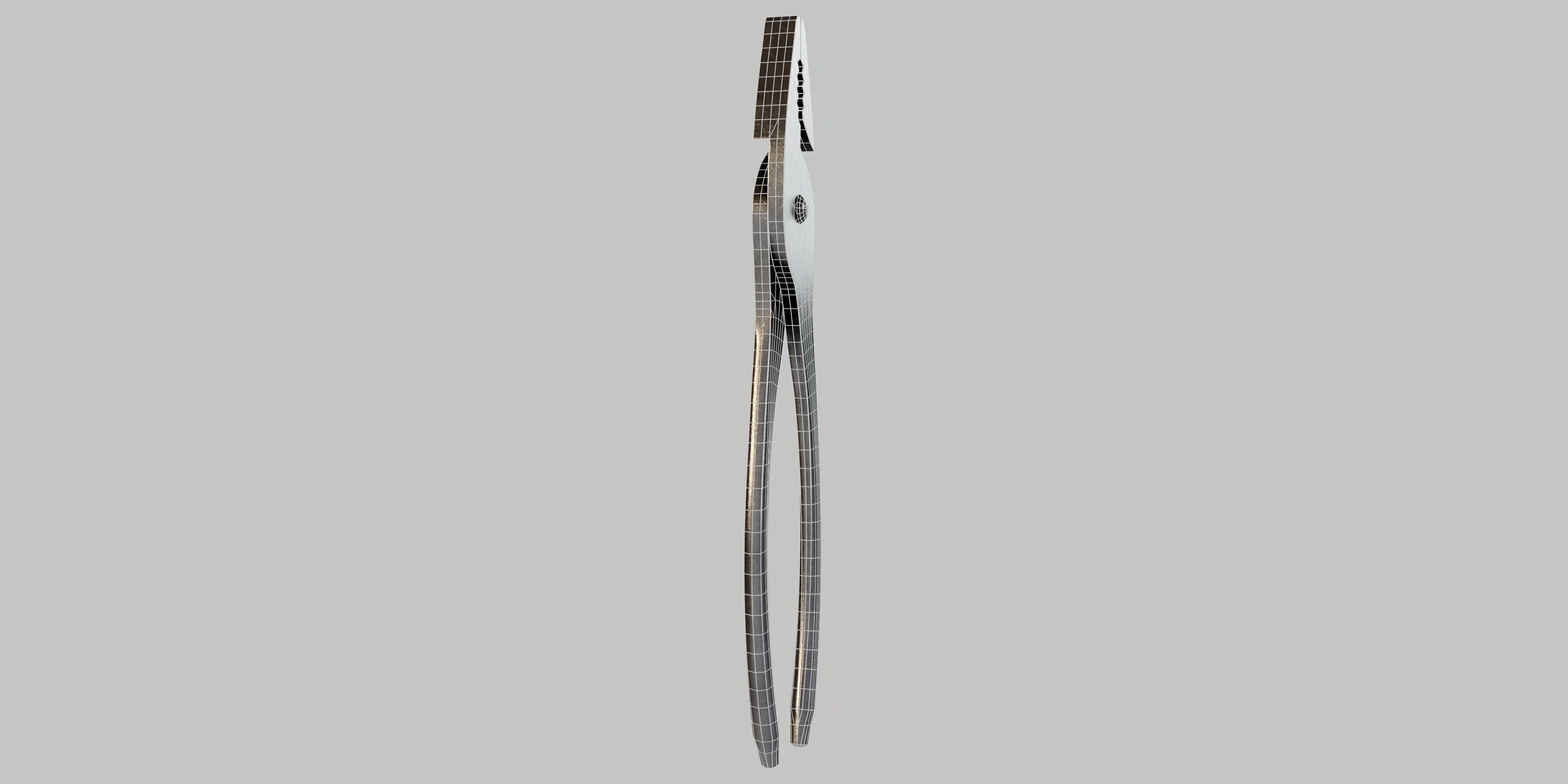 Combination Pliers Low-poly 3D model_21