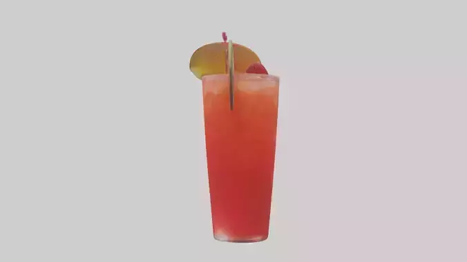 Fruit punch cocktail model