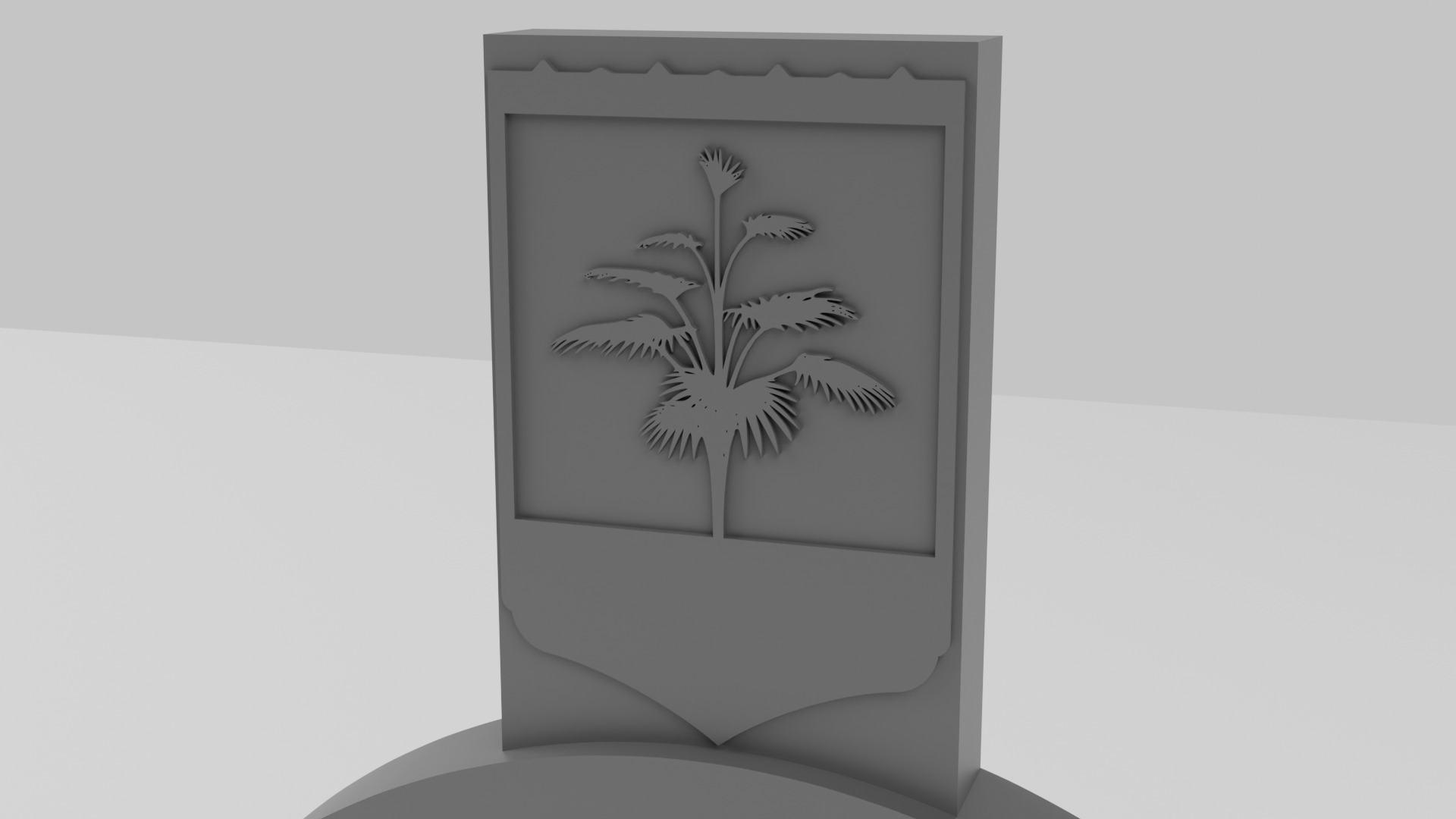 Stele to Donetsk region 3D print model_5