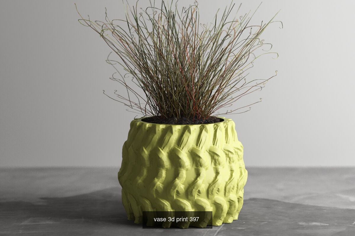 20 vase pot 3d print pack collection _20