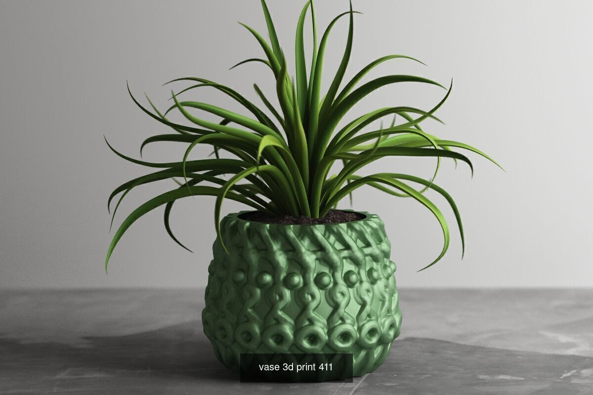 20 vase pot 3d print pack collection _8