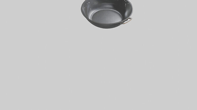 Frying pan model 3D model 5