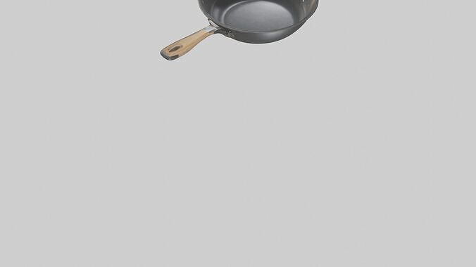 Frying pan model 3D model 4