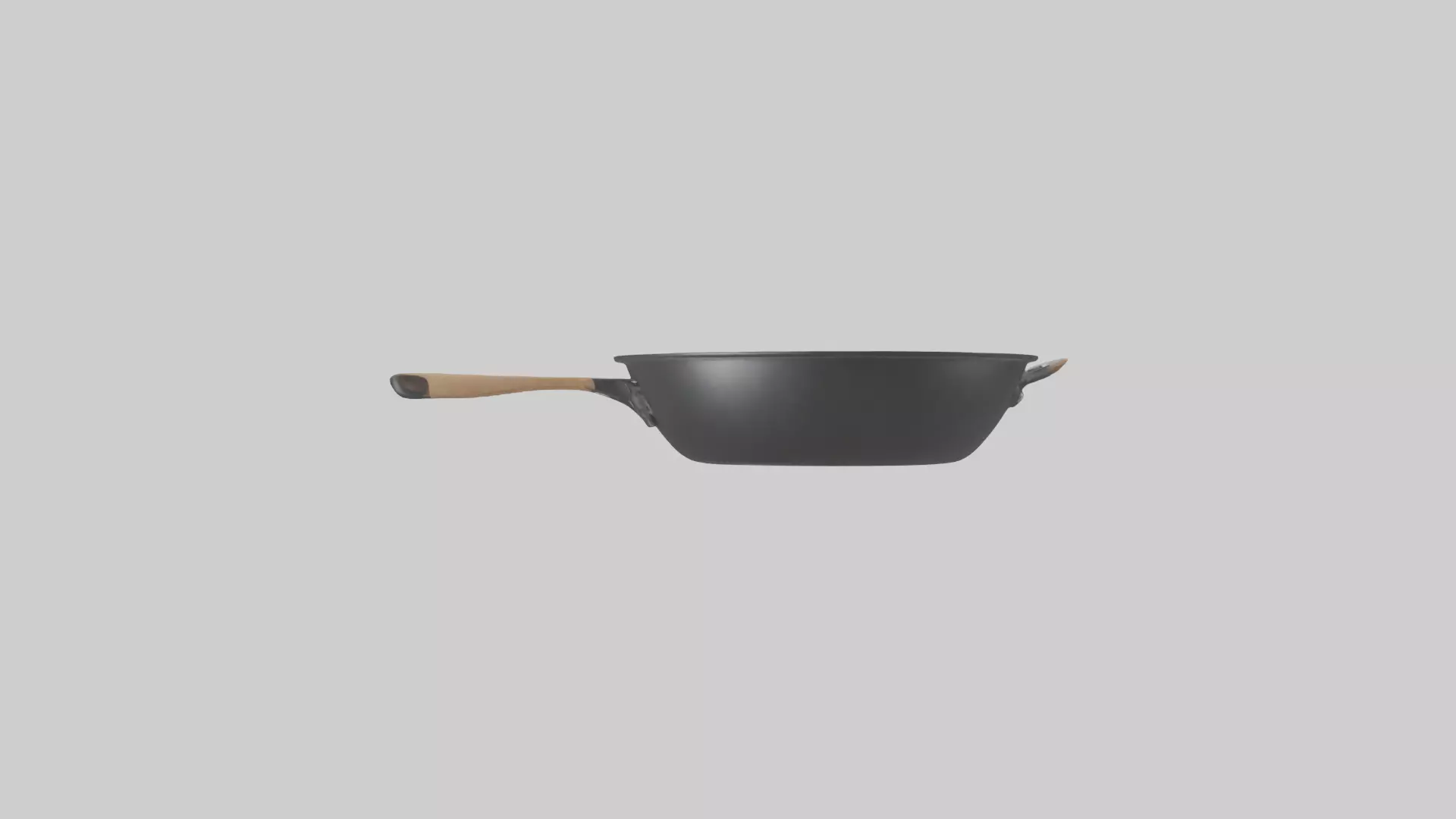 Frying Pan 3d Model Rice Frying pan model 3D model | CGTrader