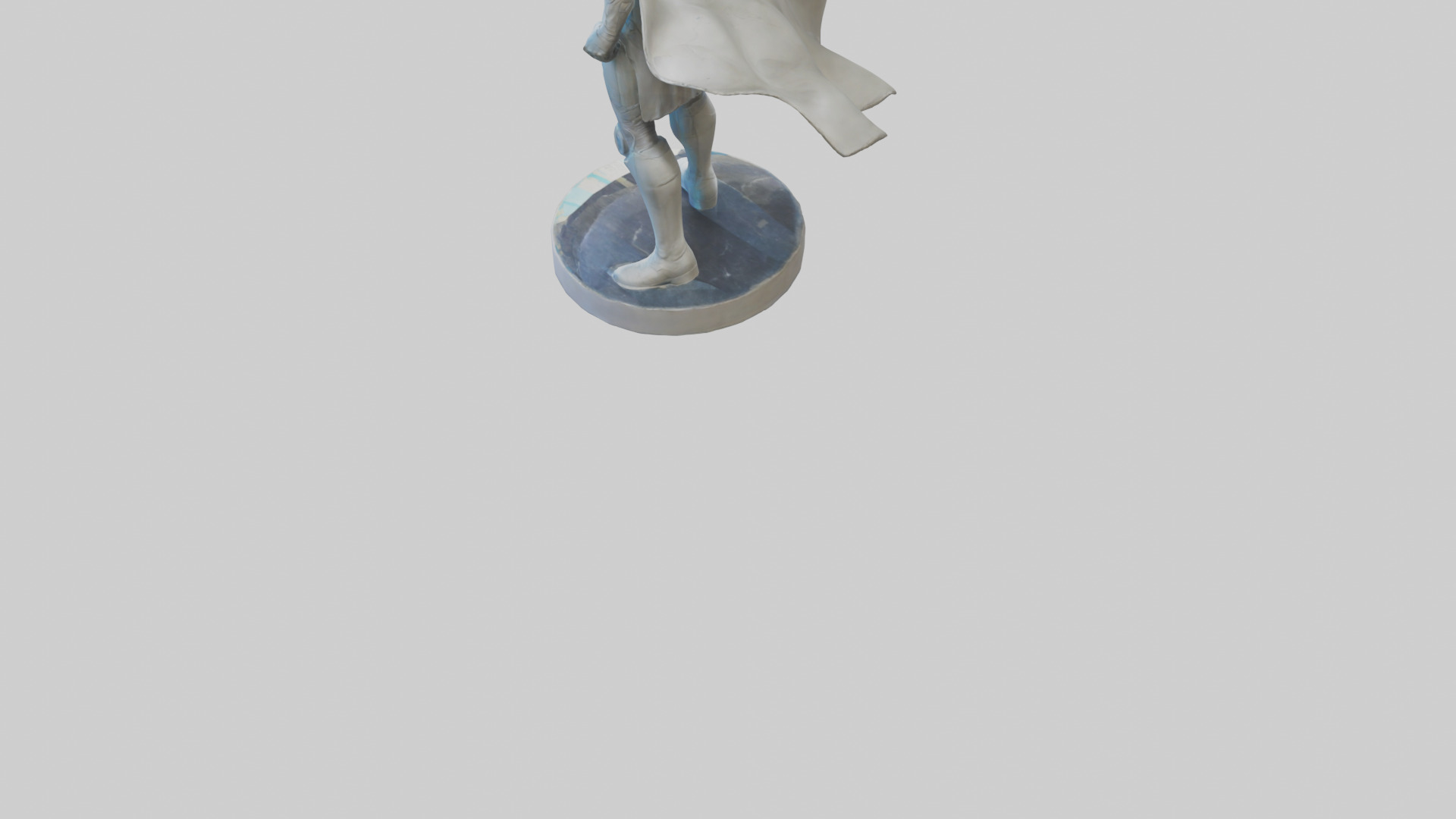 Future Earth Hero Statue model 3D model_3