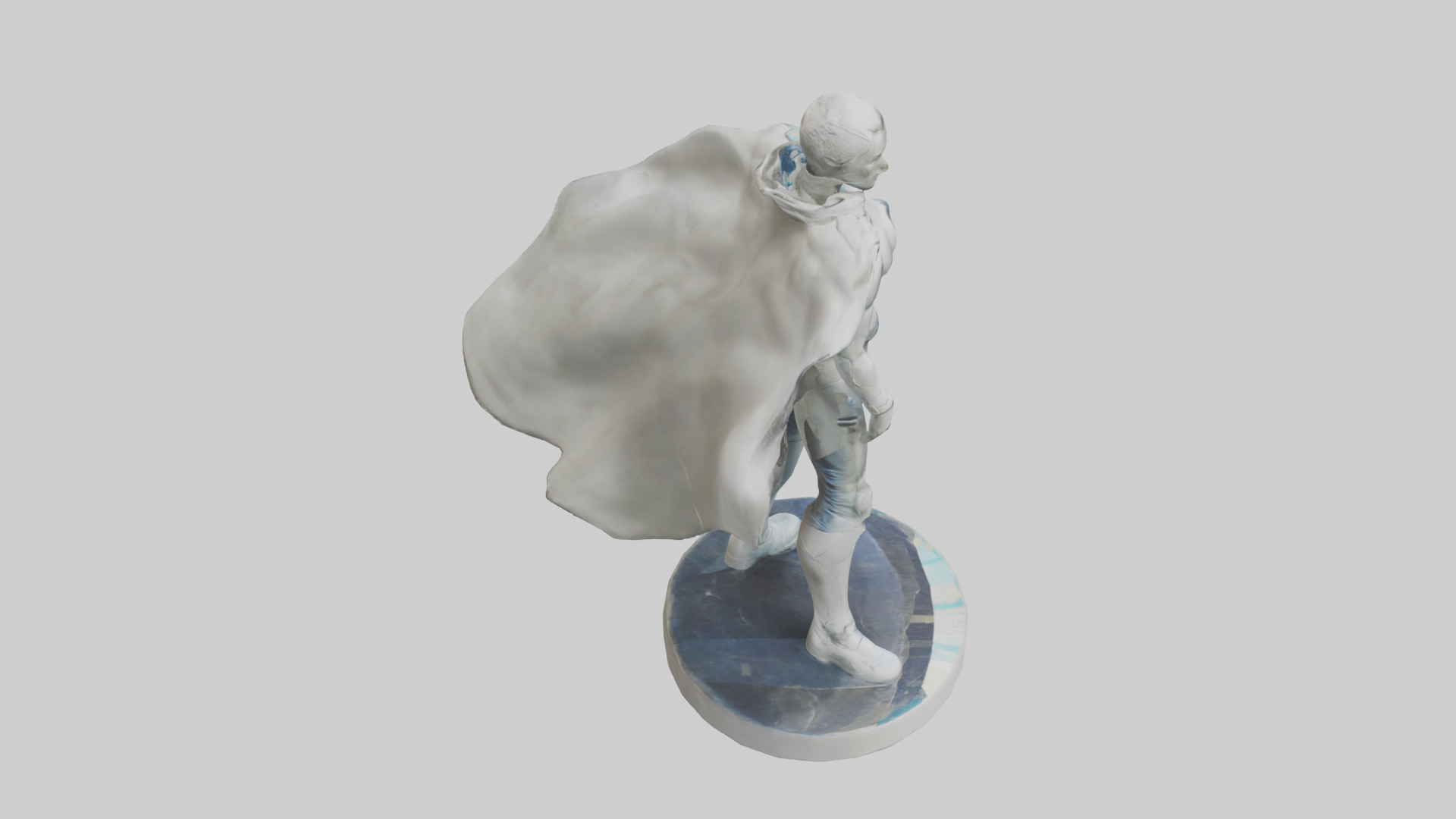 Future Earth Hero Statue model 3D model_18