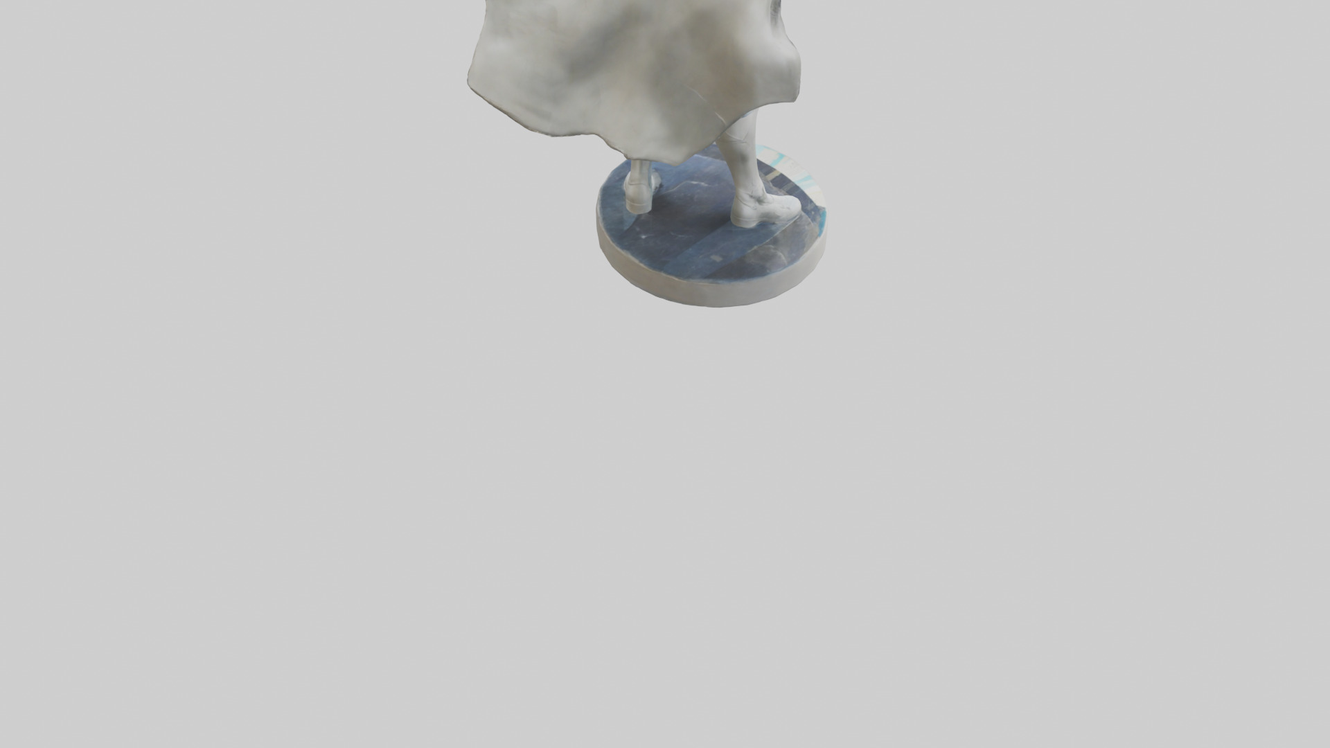 Future Earth Hero Statue model 3D model_4