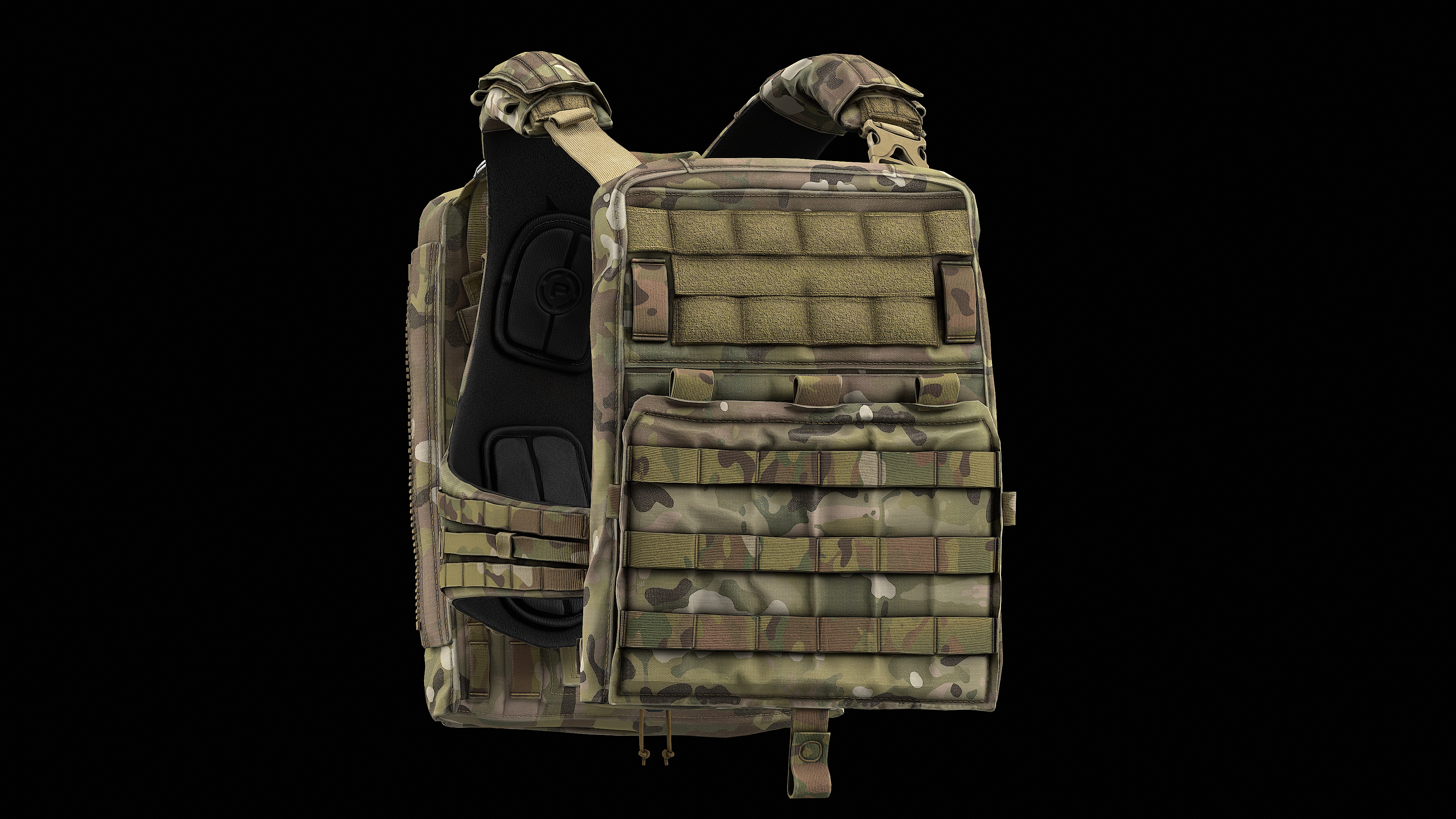 Crye Precision AVS V1 Low-poly 3D model_1
