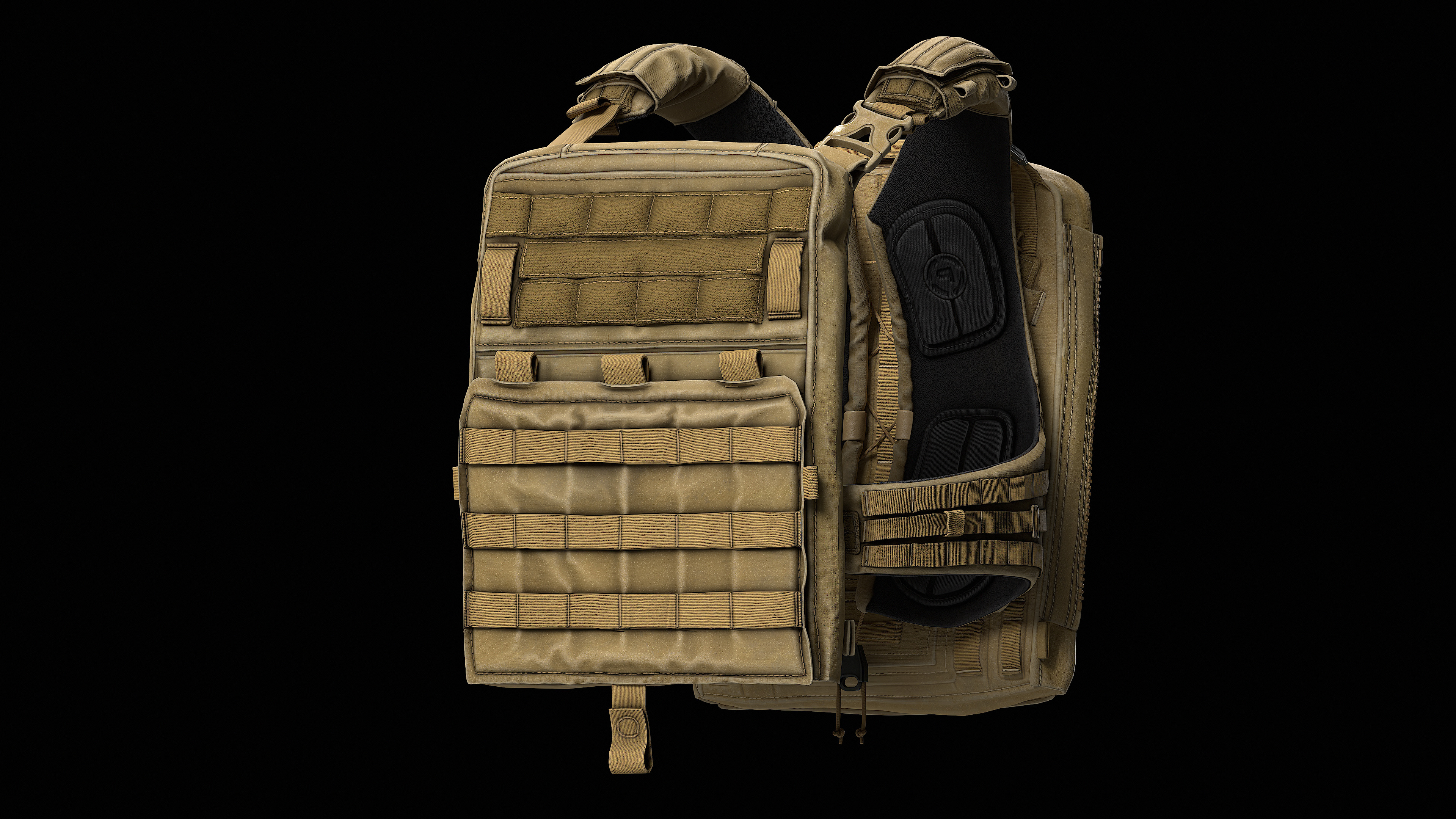 Crye Precision AVS V1 Low-poly 3D model_8