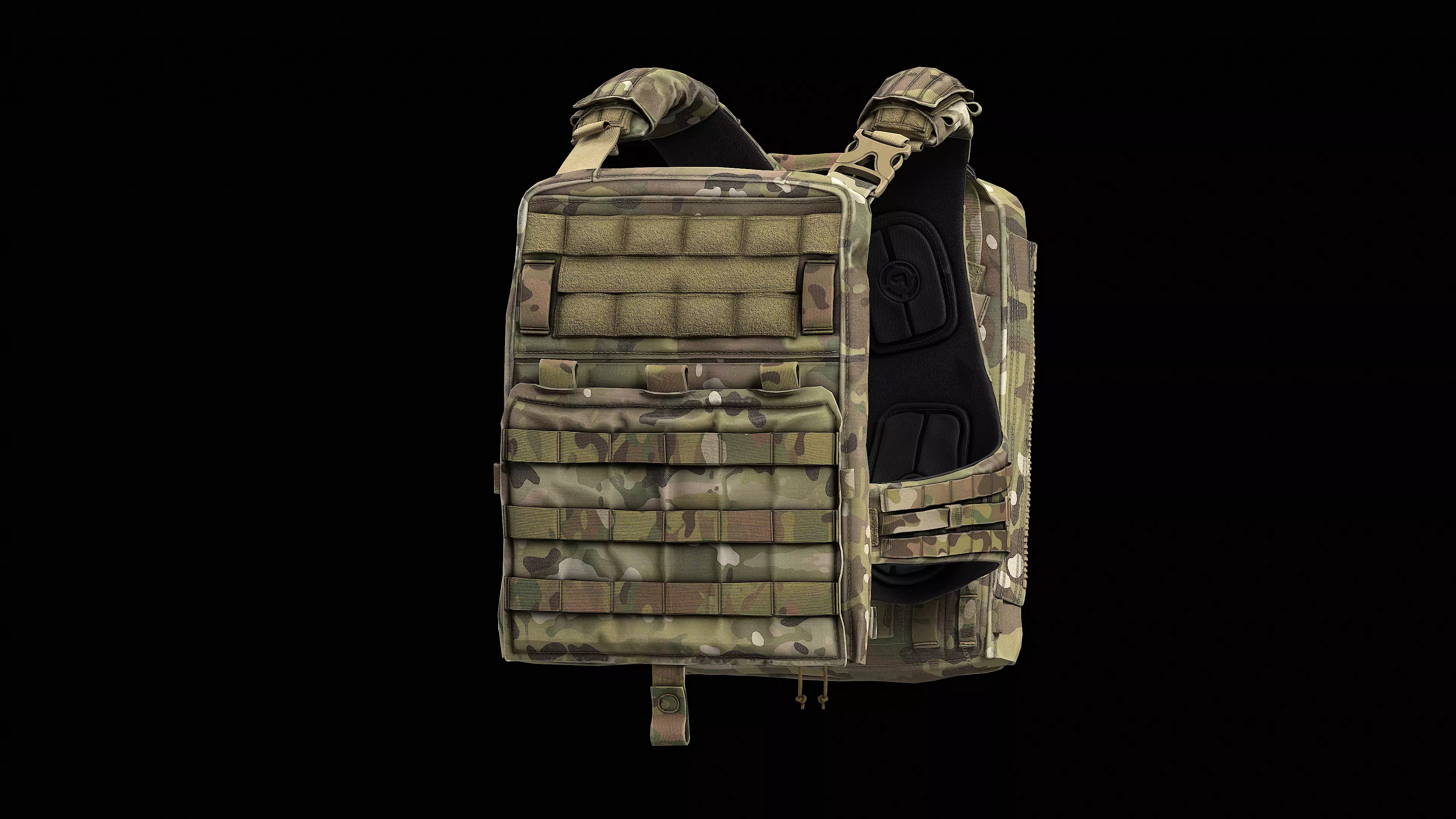 Crye Precision AVS V1 Low-poly 3D model_0