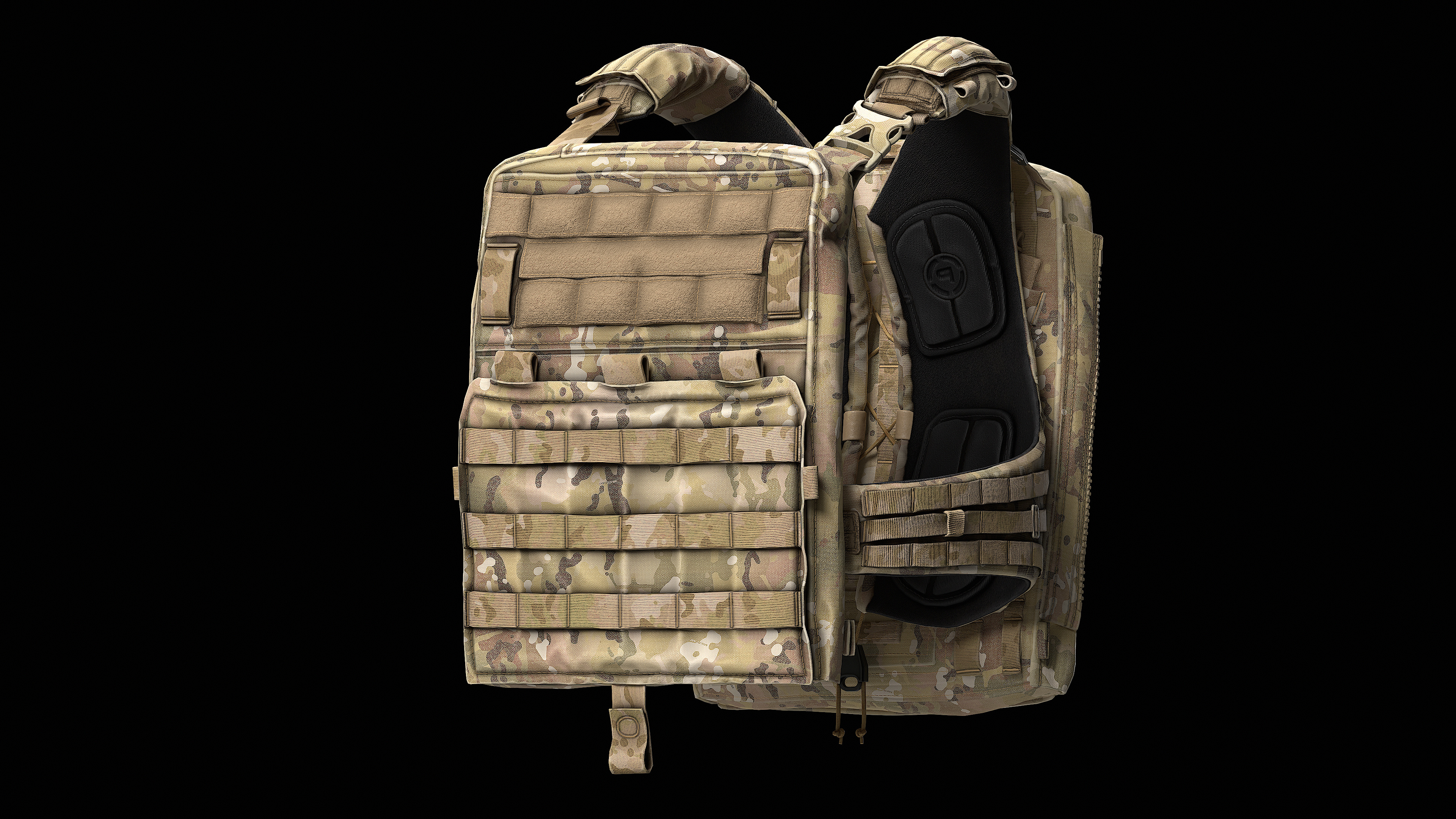 Crye Precision AVS V1 Low-poly 3D model_9