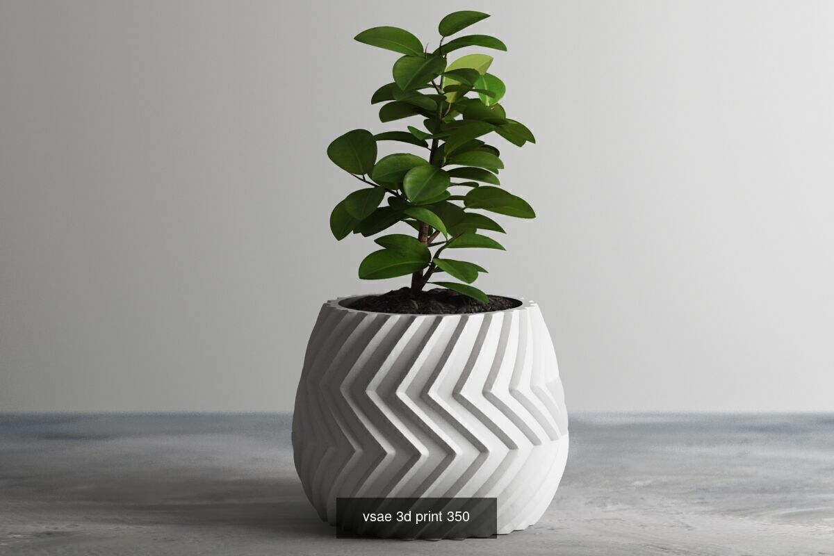 20 vase pot 3d print pack collection _5