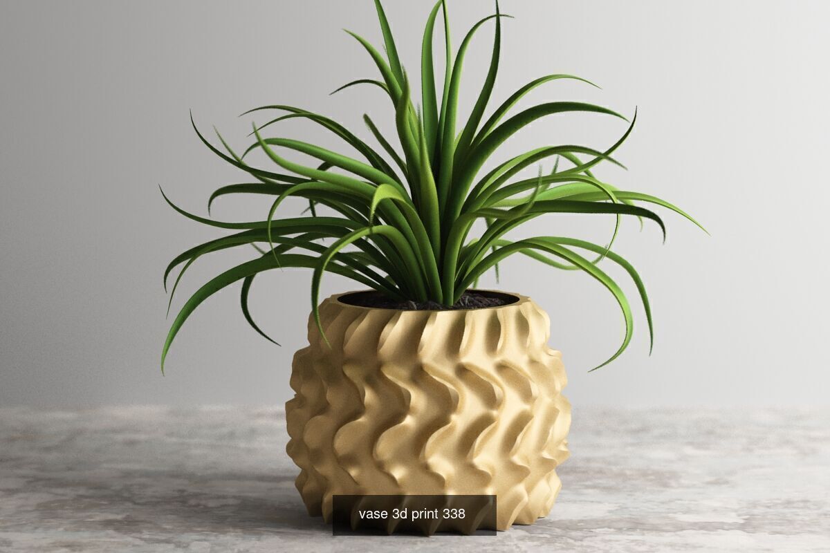 20 vase pot 3d print pack collection _17