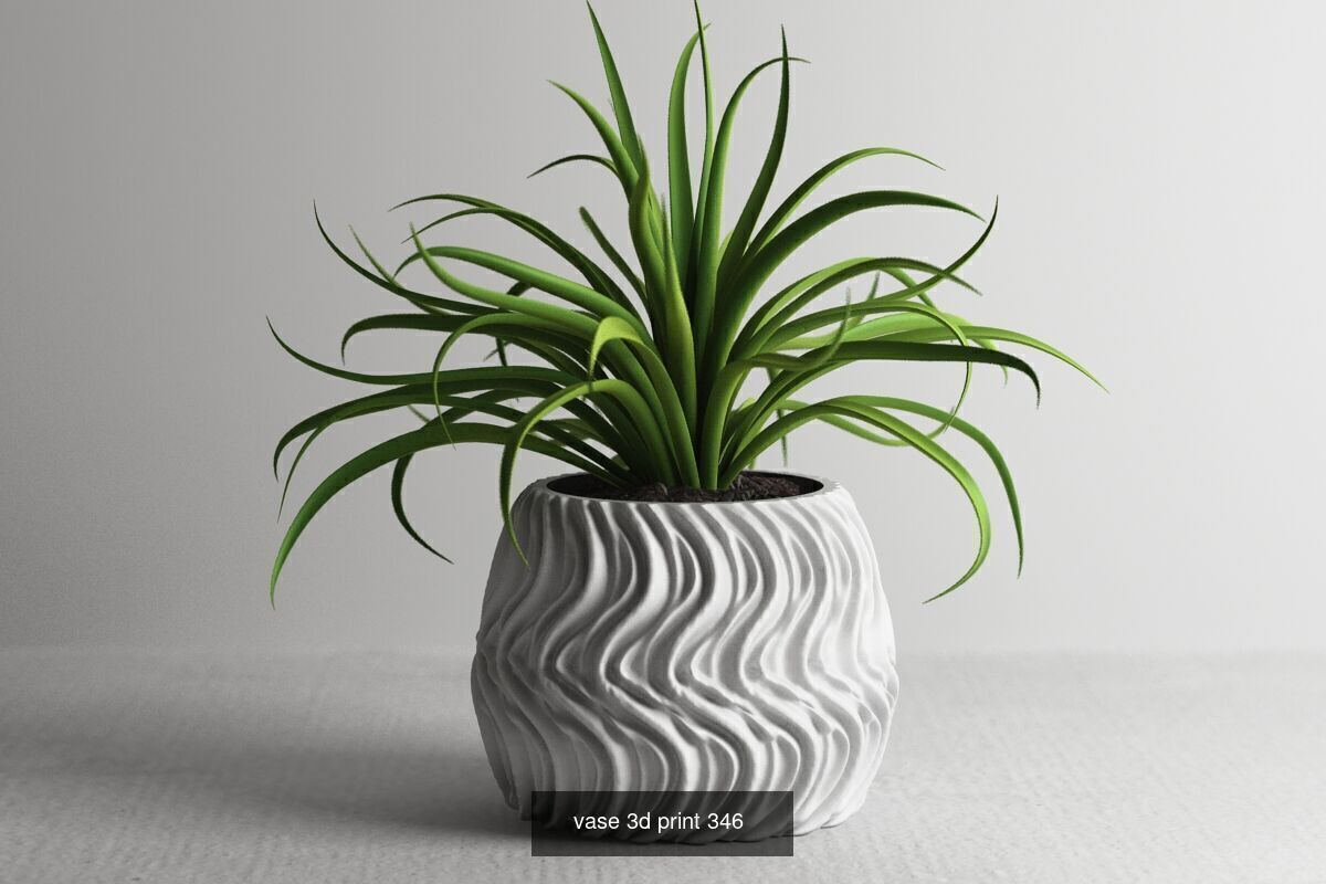 20 vase pot 3d print pack collection _9