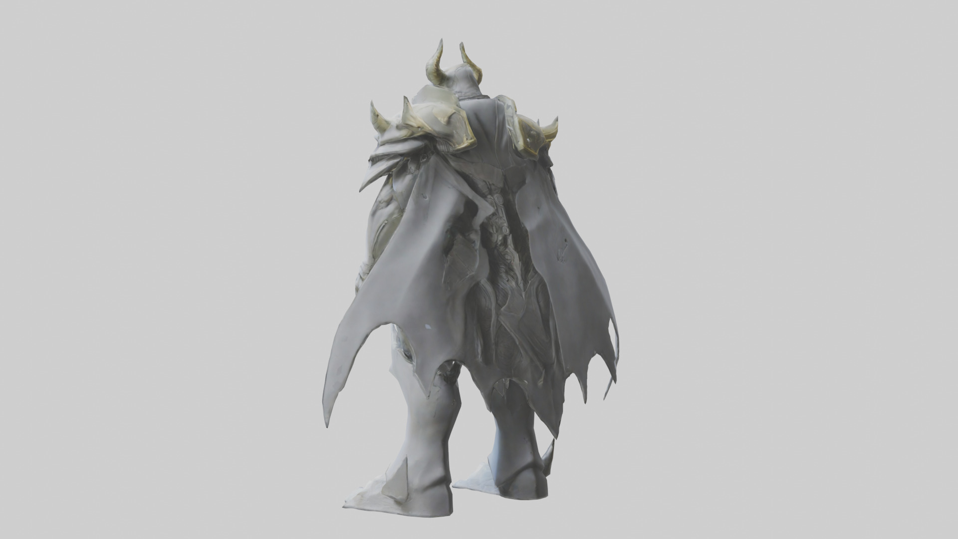 Future Overlord statue model 3D model_1