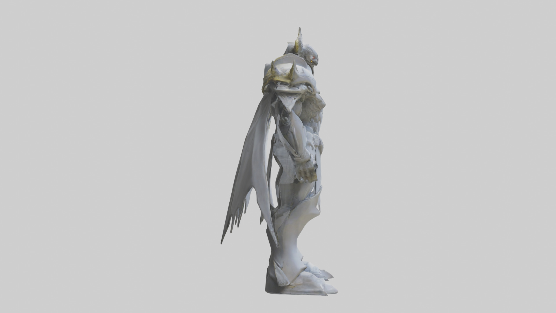 Future Overlord statue model 3D model_13