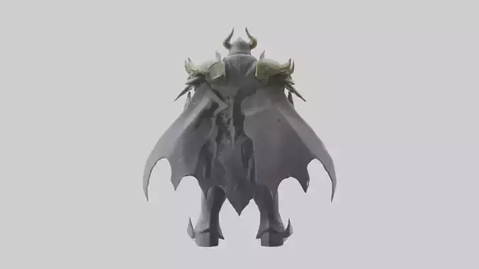 Future Overlord statue model 3D model Future Overlord statue model 3D model