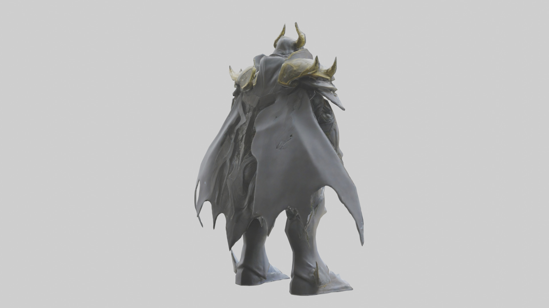 Future Overlord statue model 3D model_2