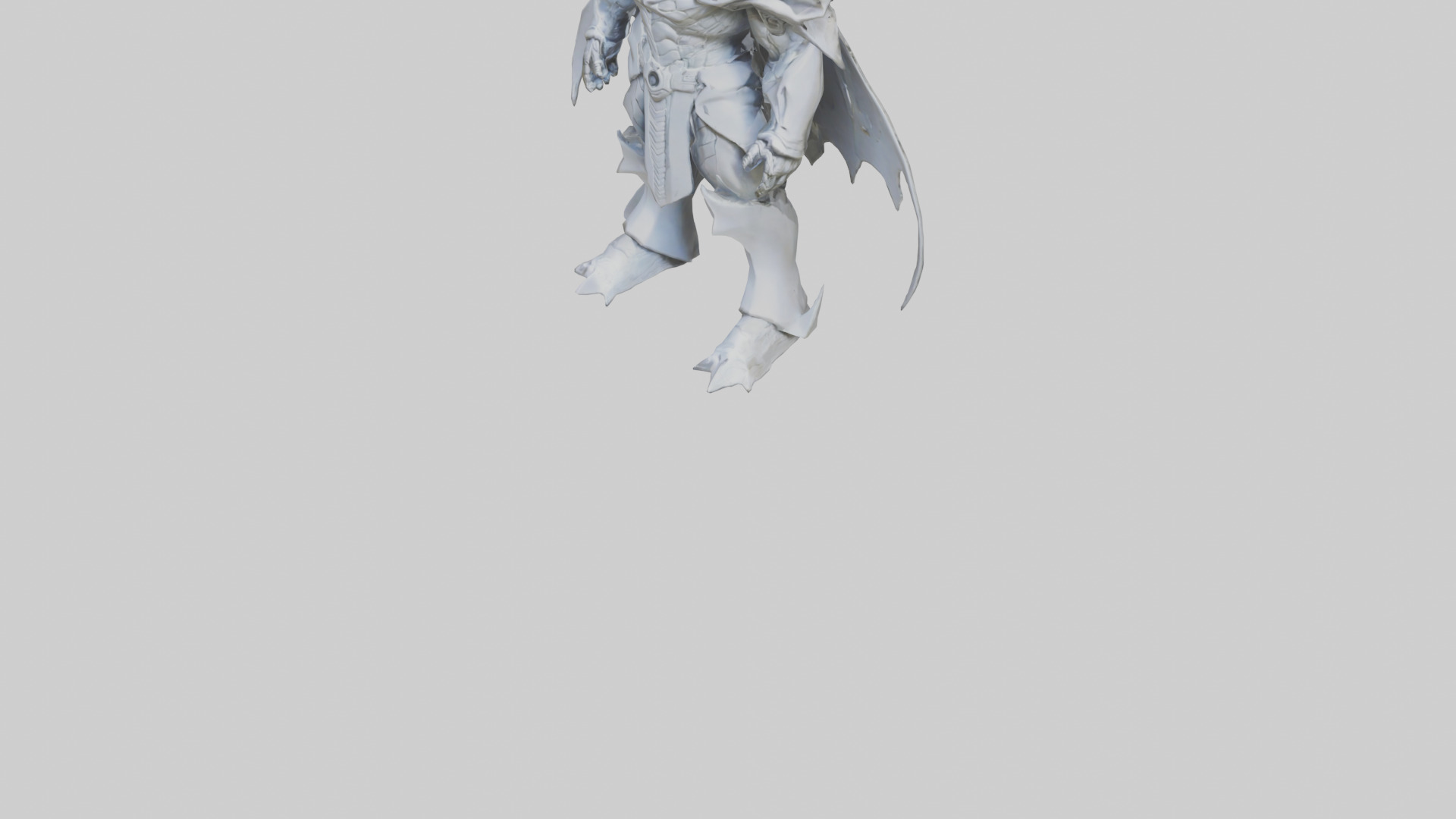 Future Overlord statue model 3D model_5