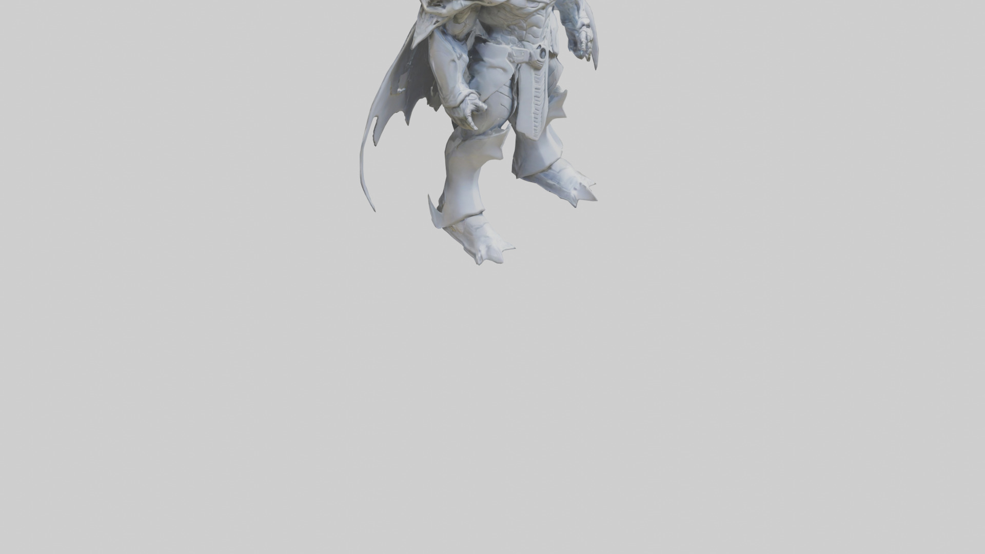Future Overlord statue model 3D model_6