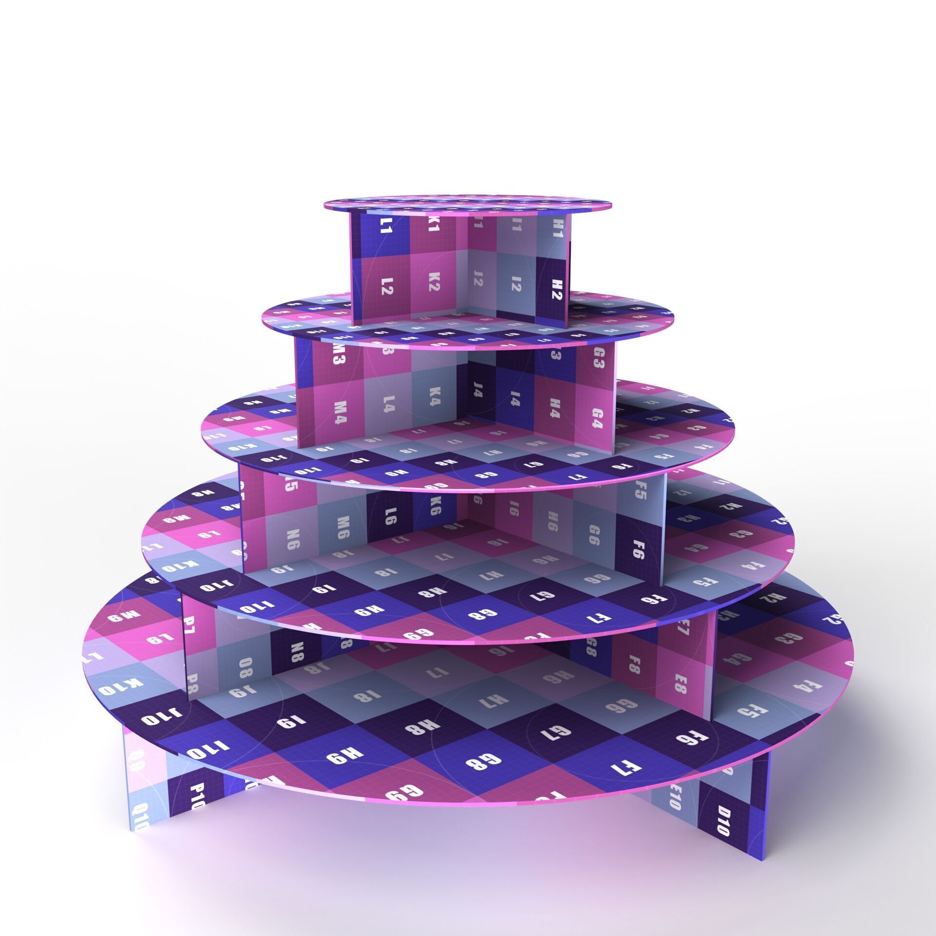 Point of Sale Cardboard Display Stand Texture_6