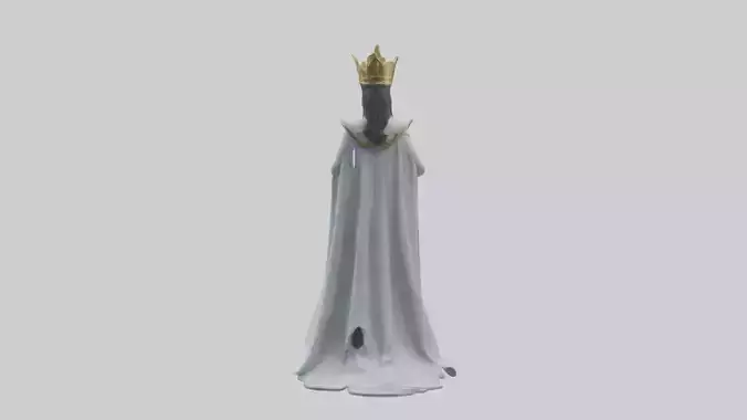 Future Queen statue model 3D model