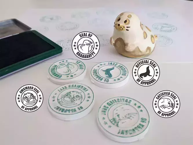 Seal of approval stamp