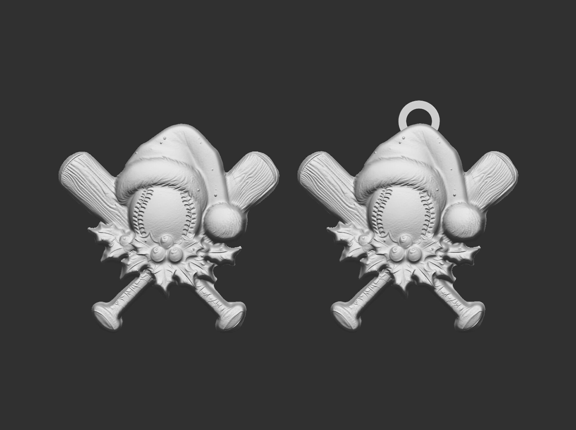 christmas soft ball decor  3D print model_14