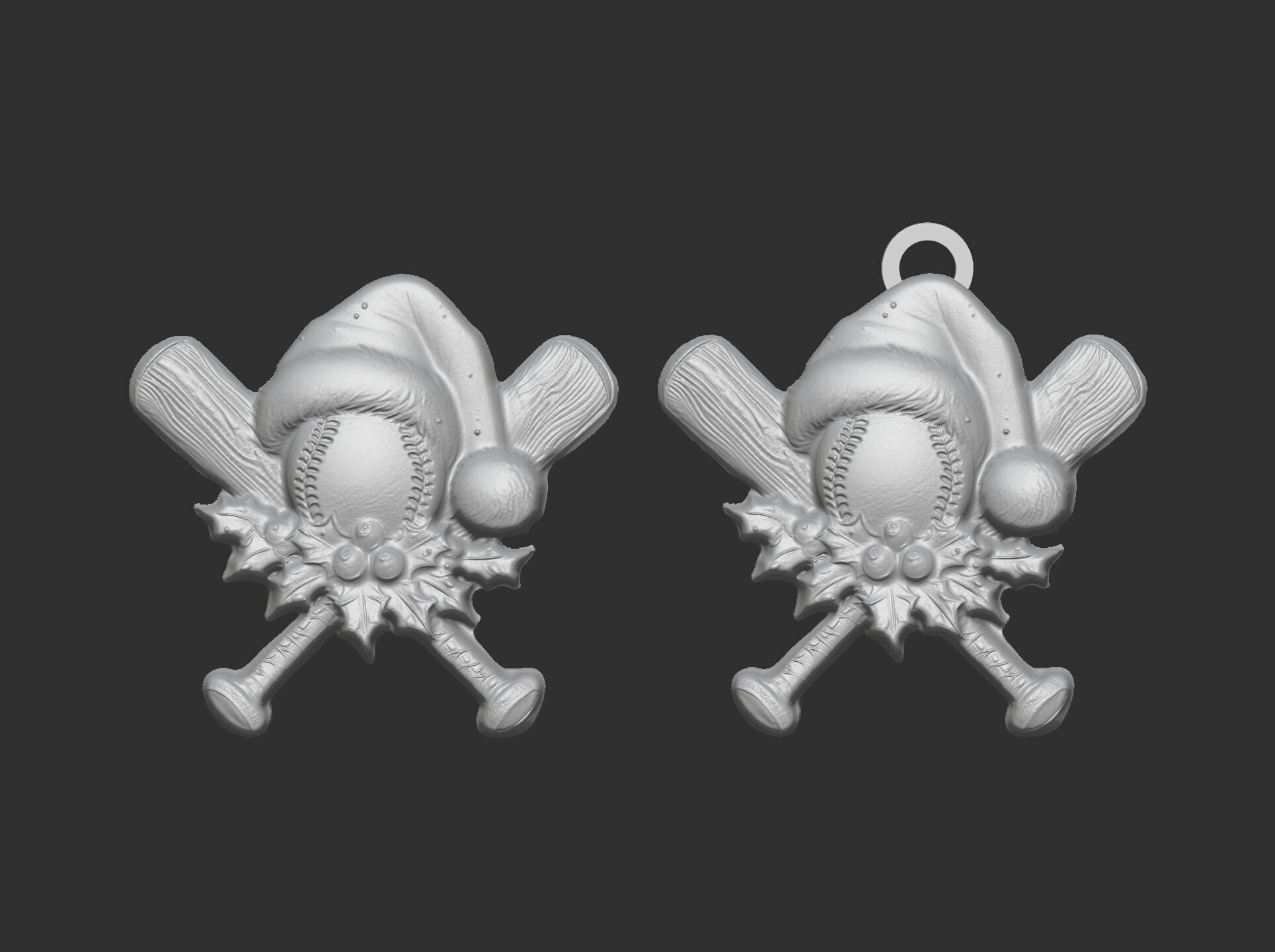 christmas soft ball decor  3D print model_18