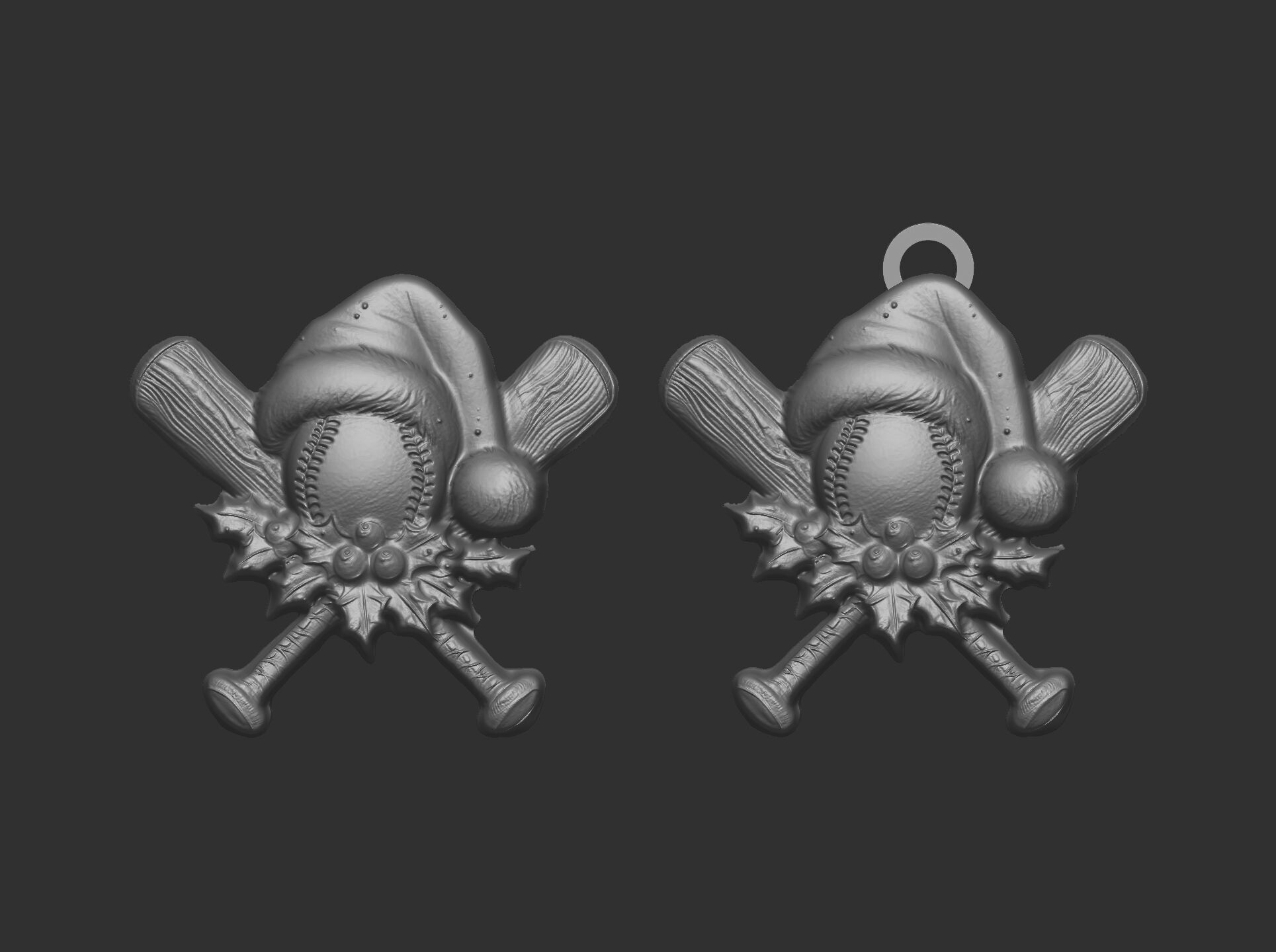 christmas soft ball decor  3D print model_20