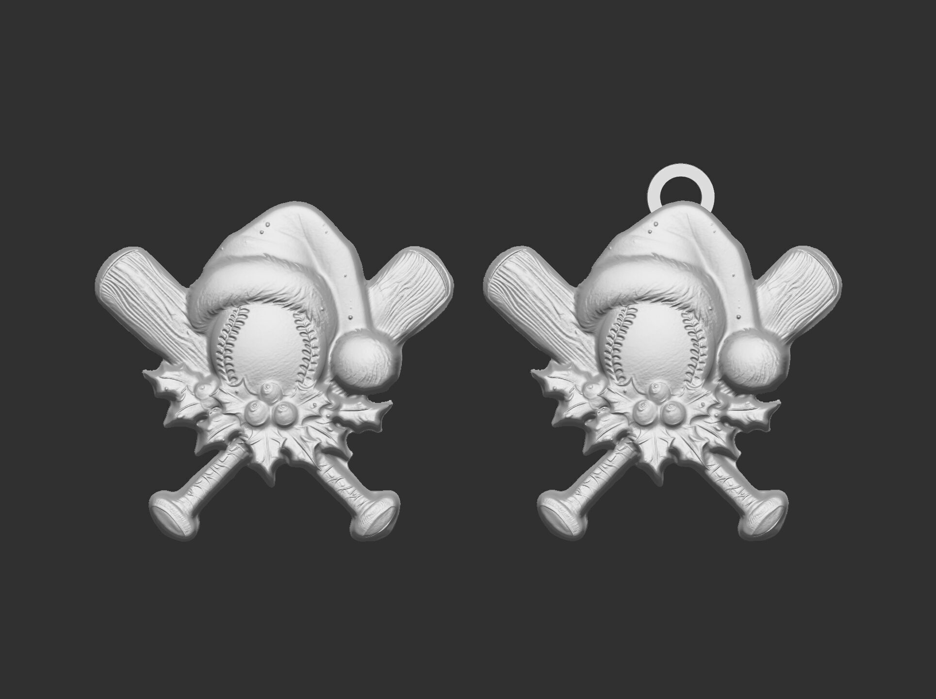 christmas soft ball decor  3D print model_17