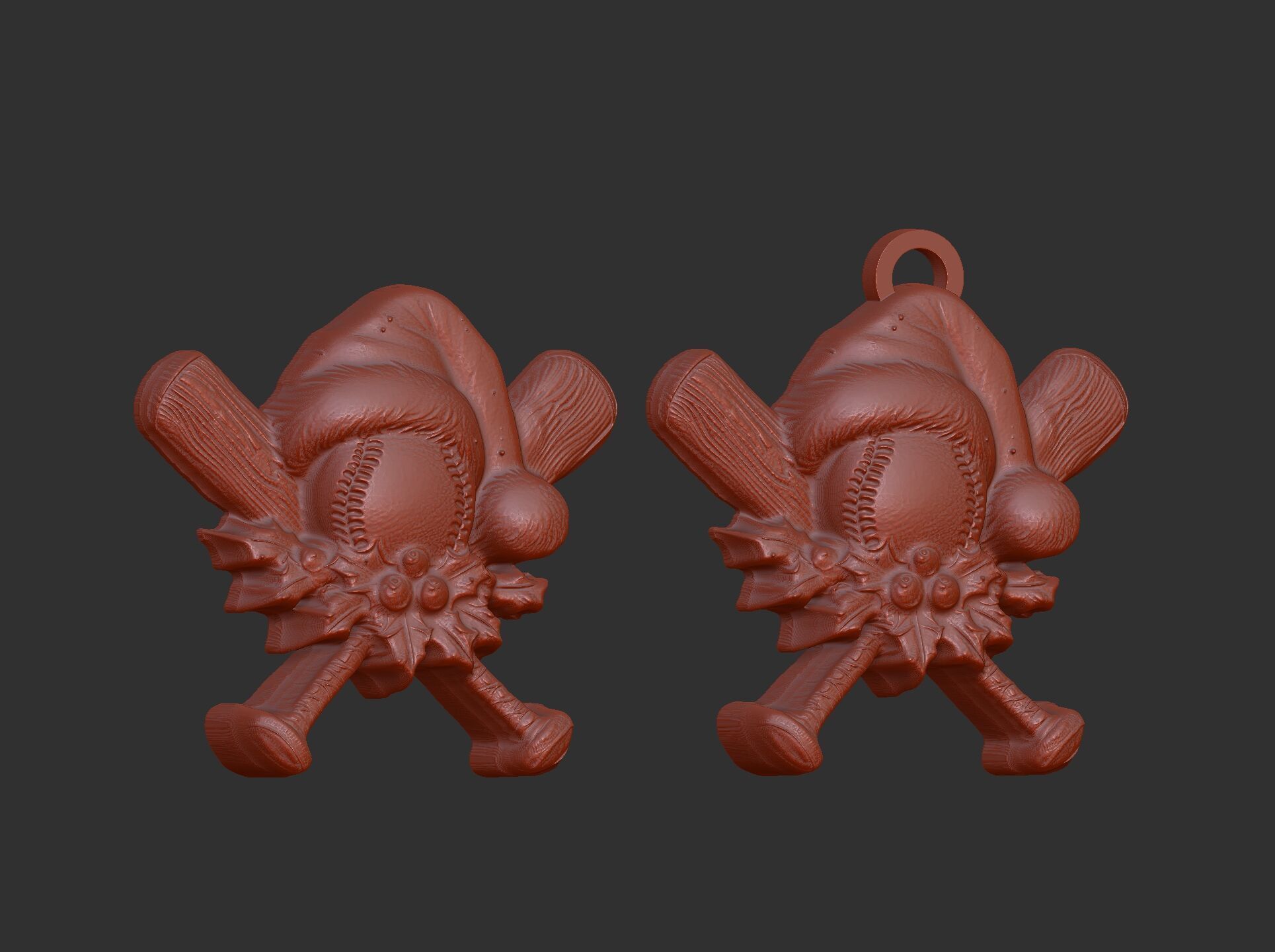 christmas soft ball decor  3D print model_8