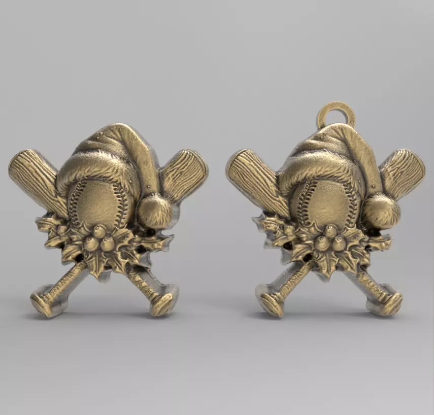 christmas soft ball decor  3D print model_0