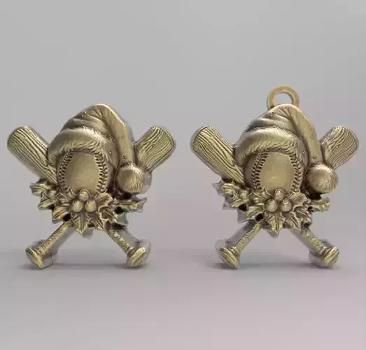 christmas soft ball decor  3D print model