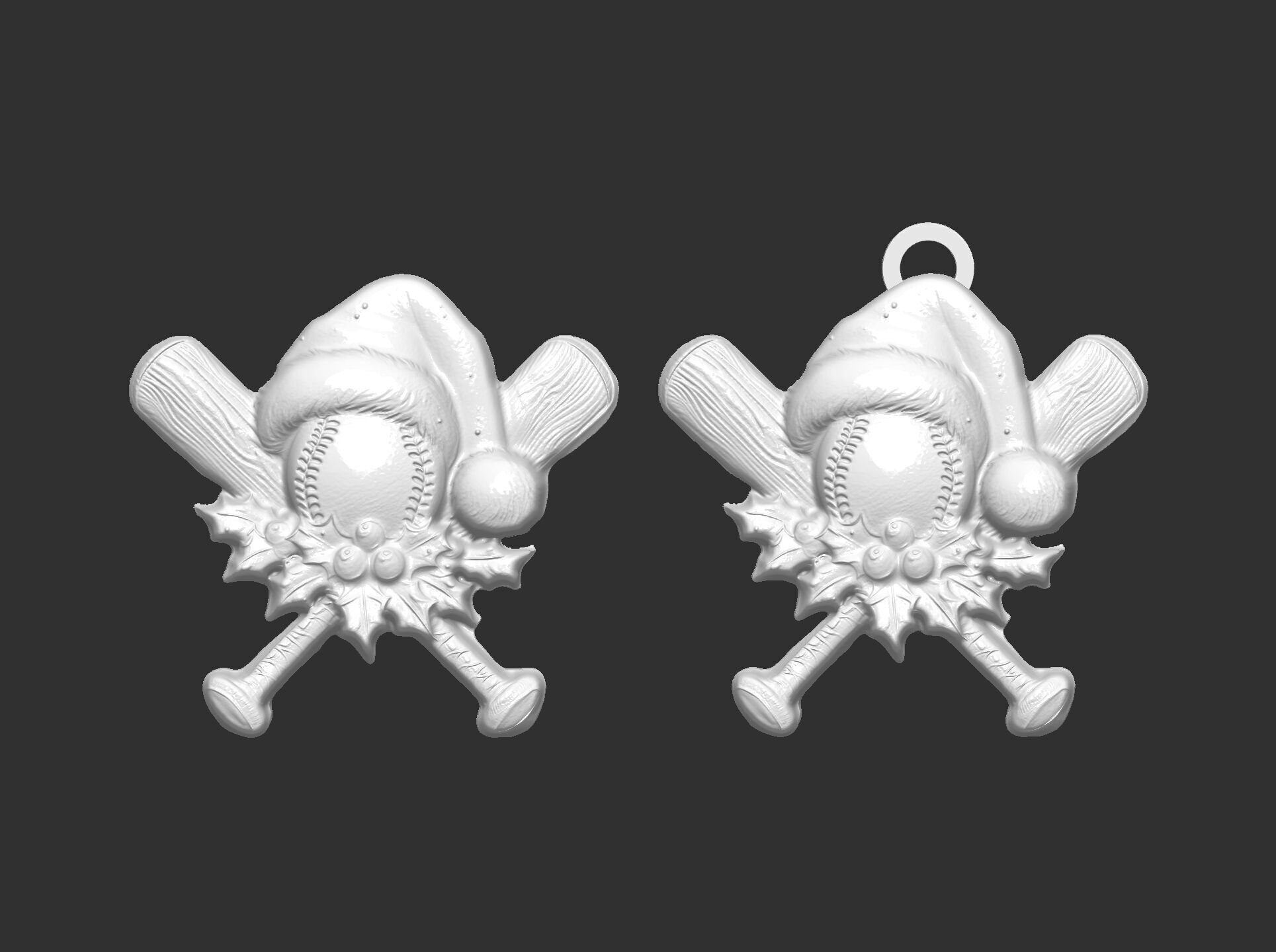 christmas soft ball decor  3D print model_19